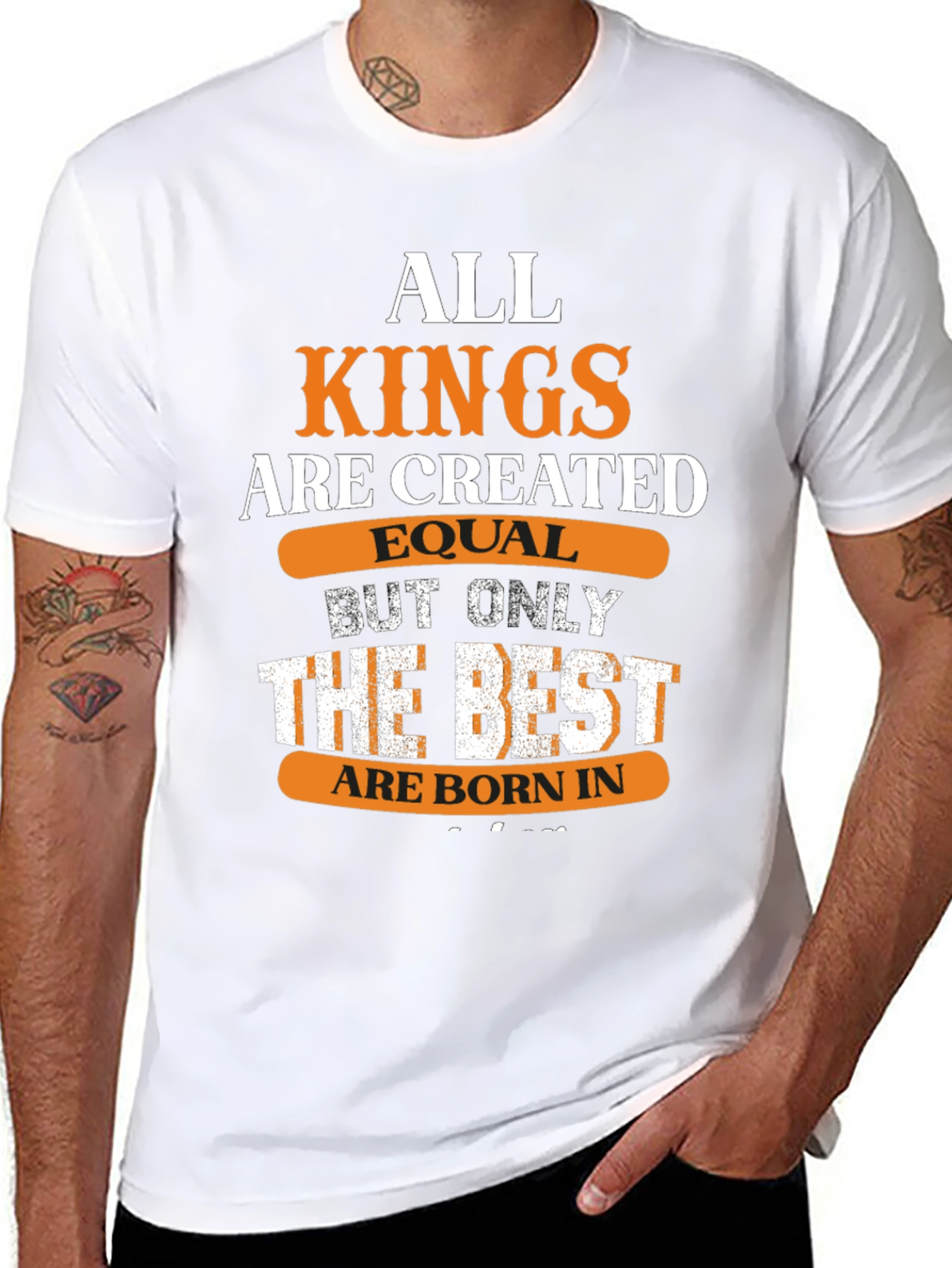 All Kings Are Created Equal Mens Graphic T-Shirt