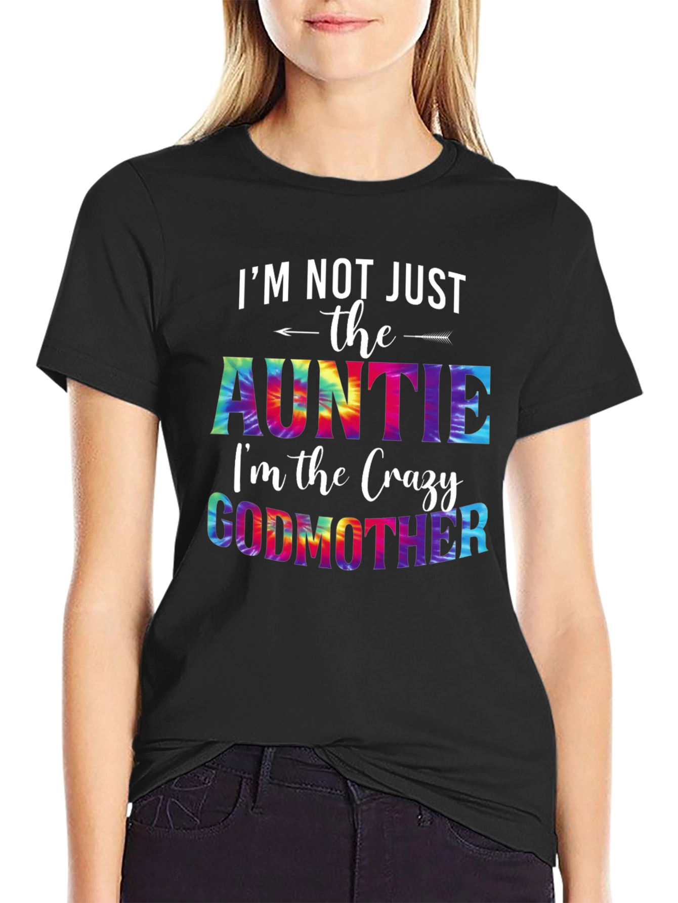Crazy Auntie/Godmother Graphic Tee - Soft Cotton Blend
