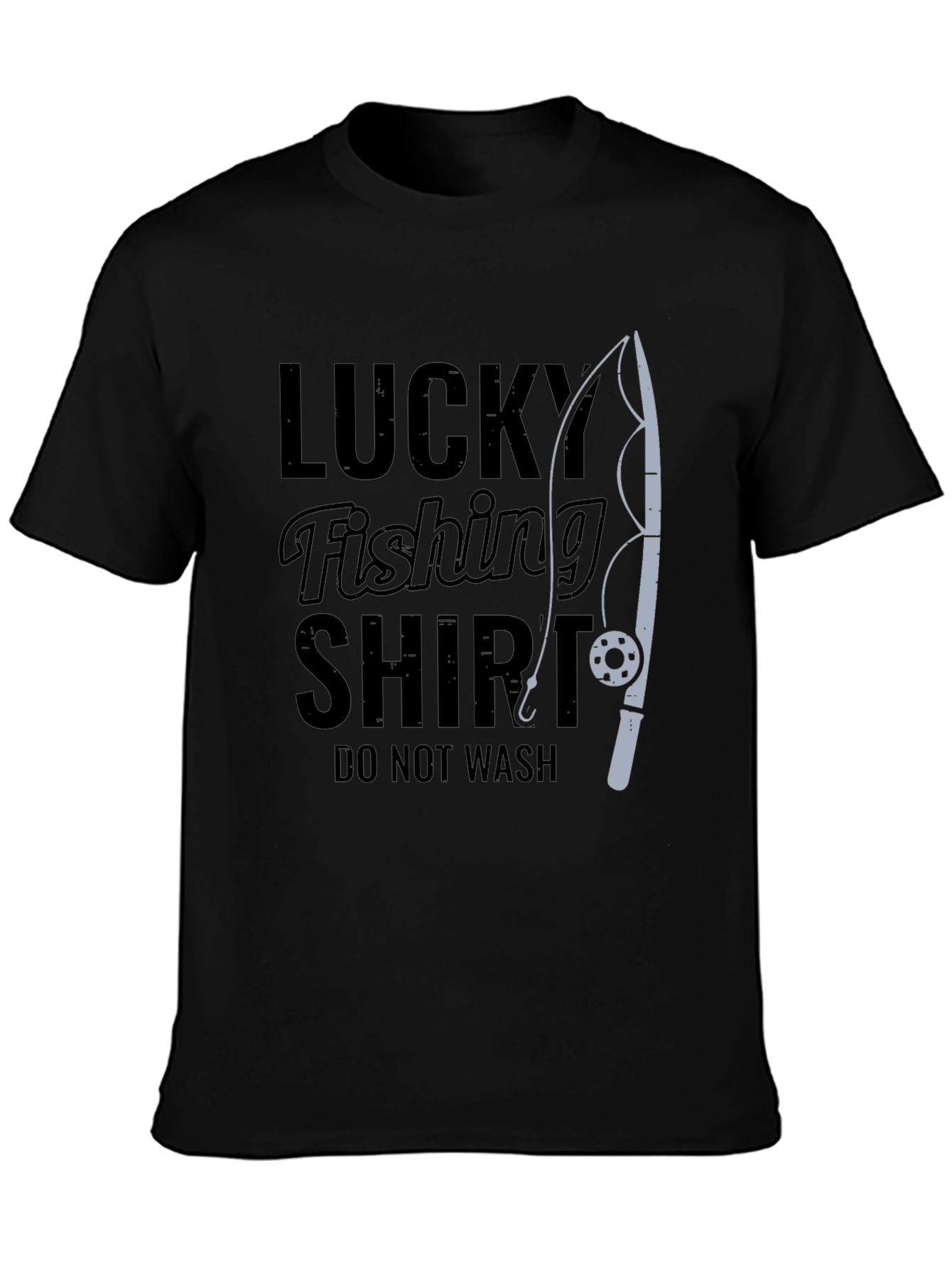 Lucky Fishing Shirt - Funny Graphic Tee