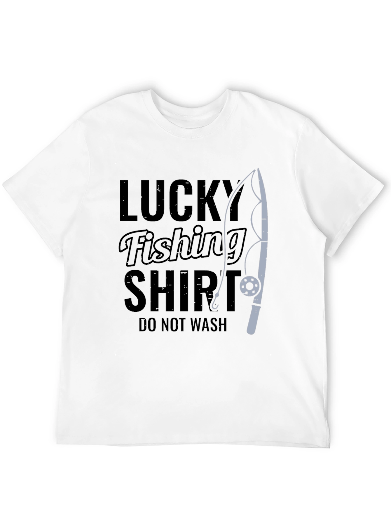 Lucky Fishing Shirt - Funny Graphic Tee