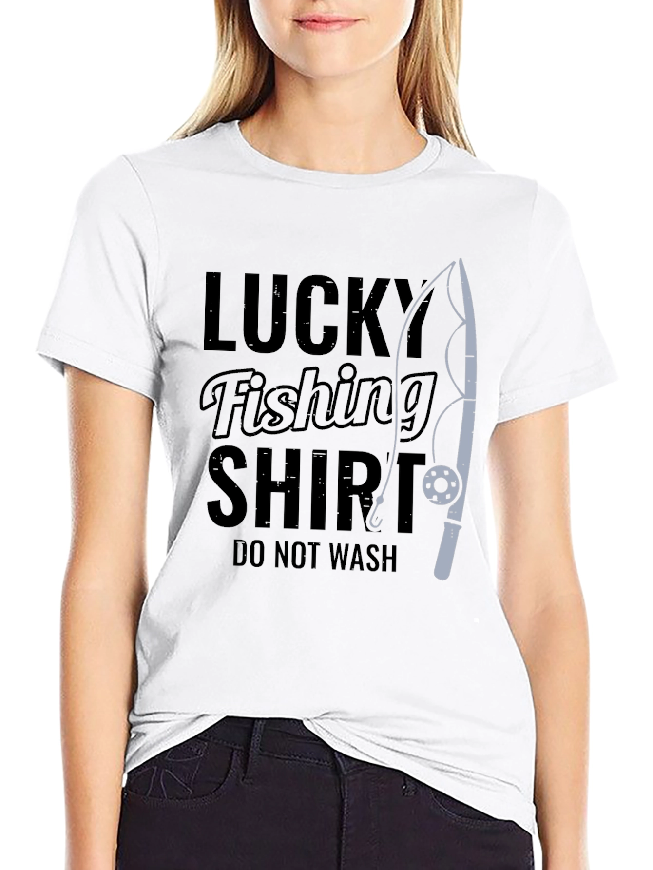 Lucky Fishing Shirt - Funny Graphic Tee