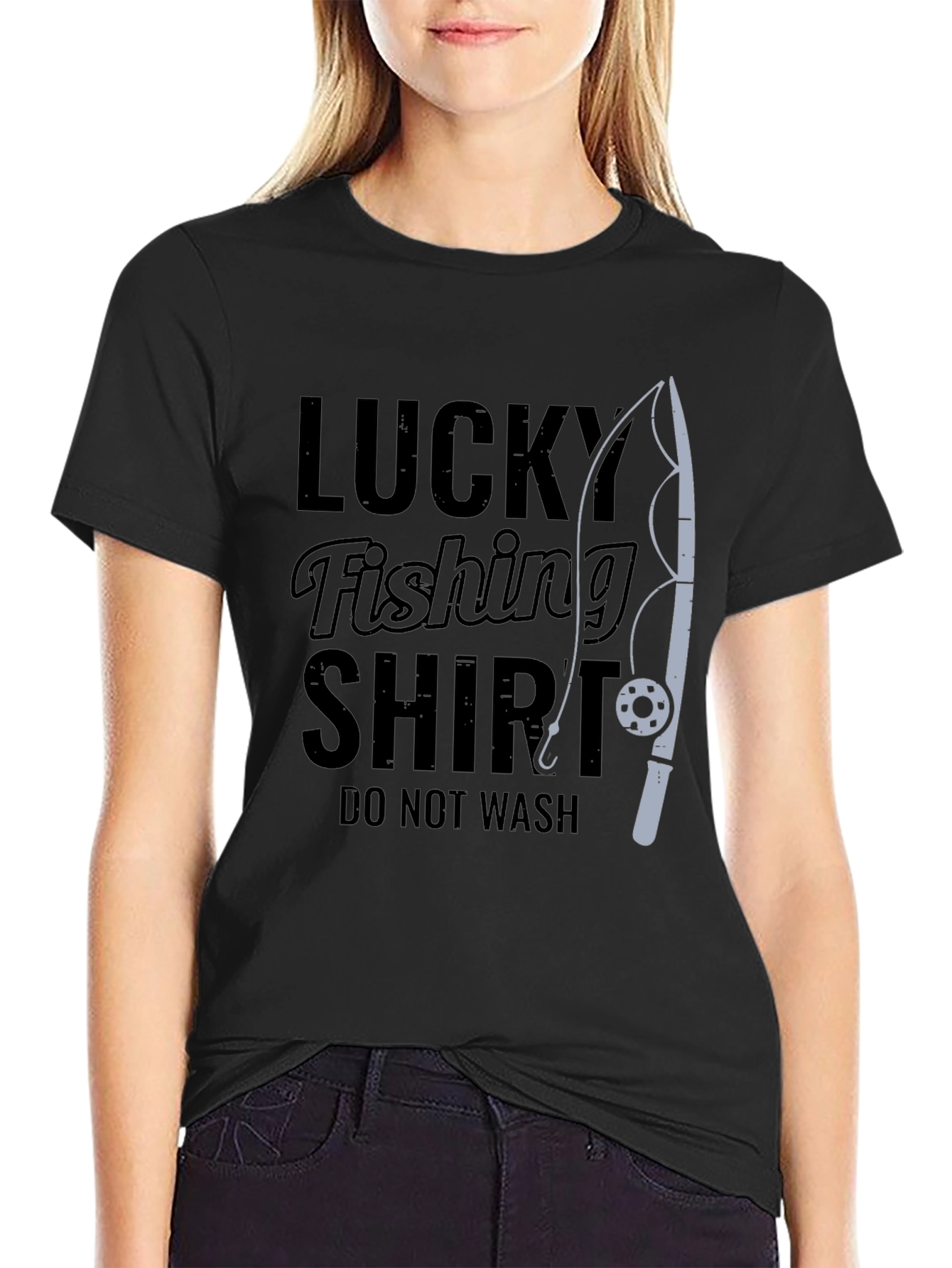Lucky Fishing Shirt - Funny Graphic Tee