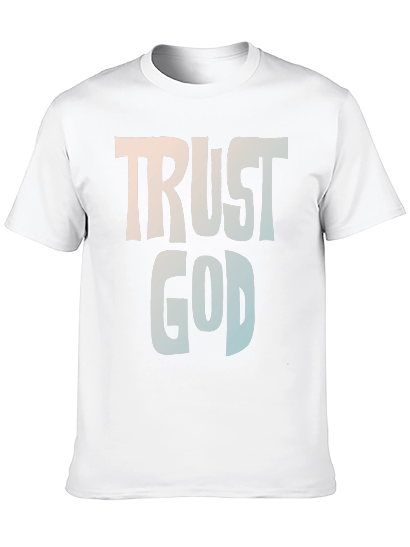 Trust God Graphic Tee - Faith-Based Apparel