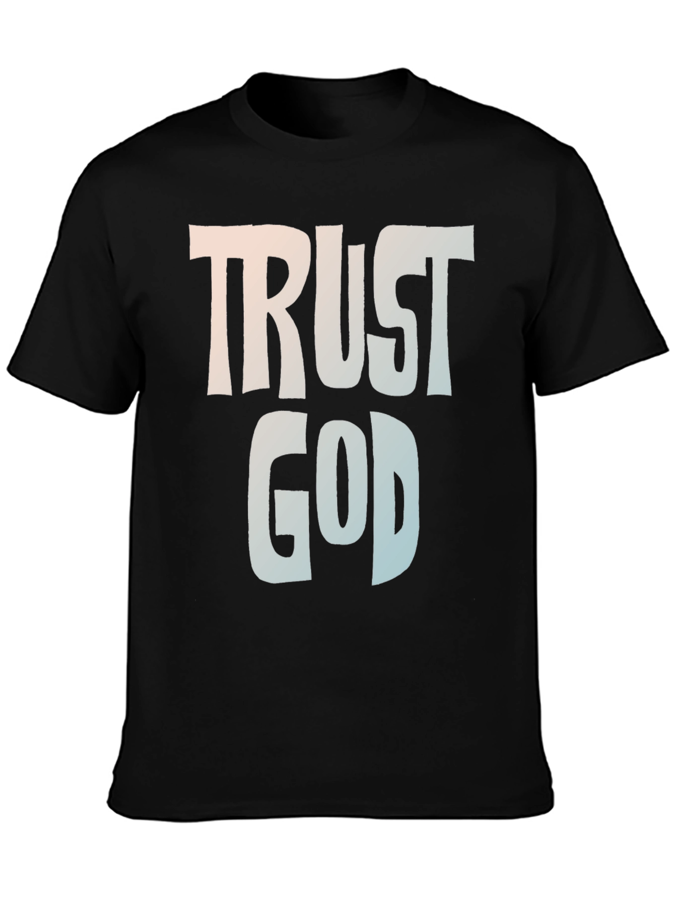 Trust God Graphic Tee - Faith-Based Apparel
