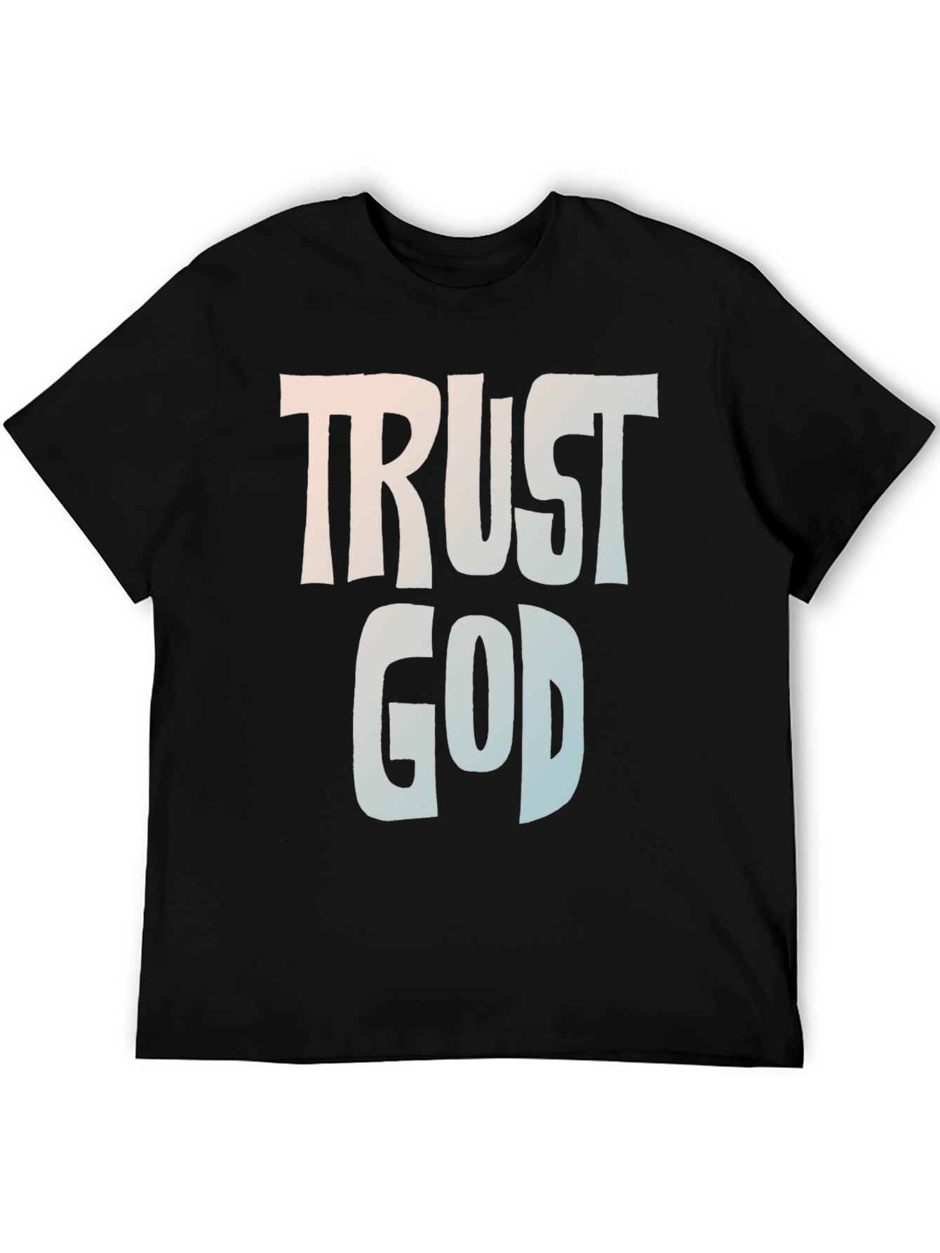 Trust God Graphic Tee - Faith-Based Apparel