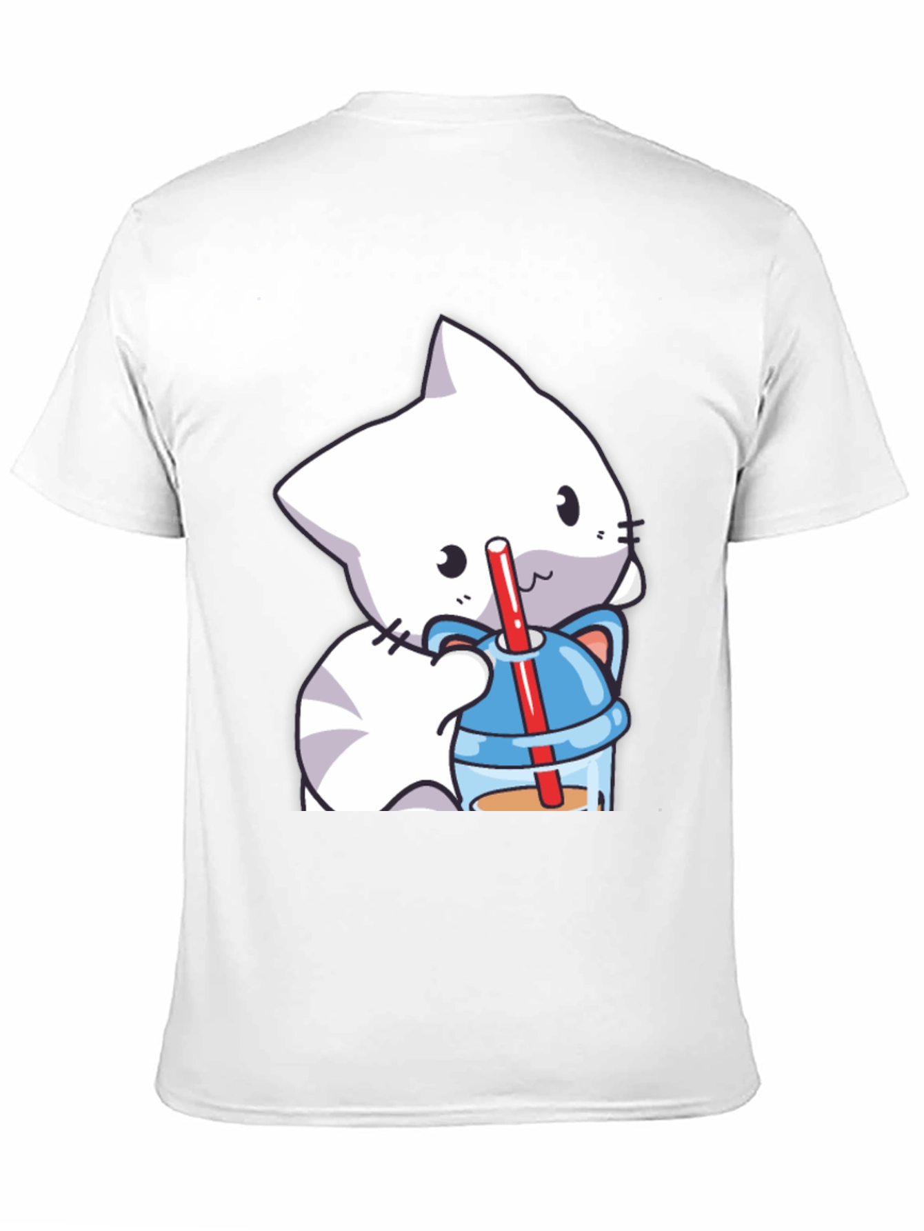 Cute Cat Boba T-Shirt - Kawaii Style
