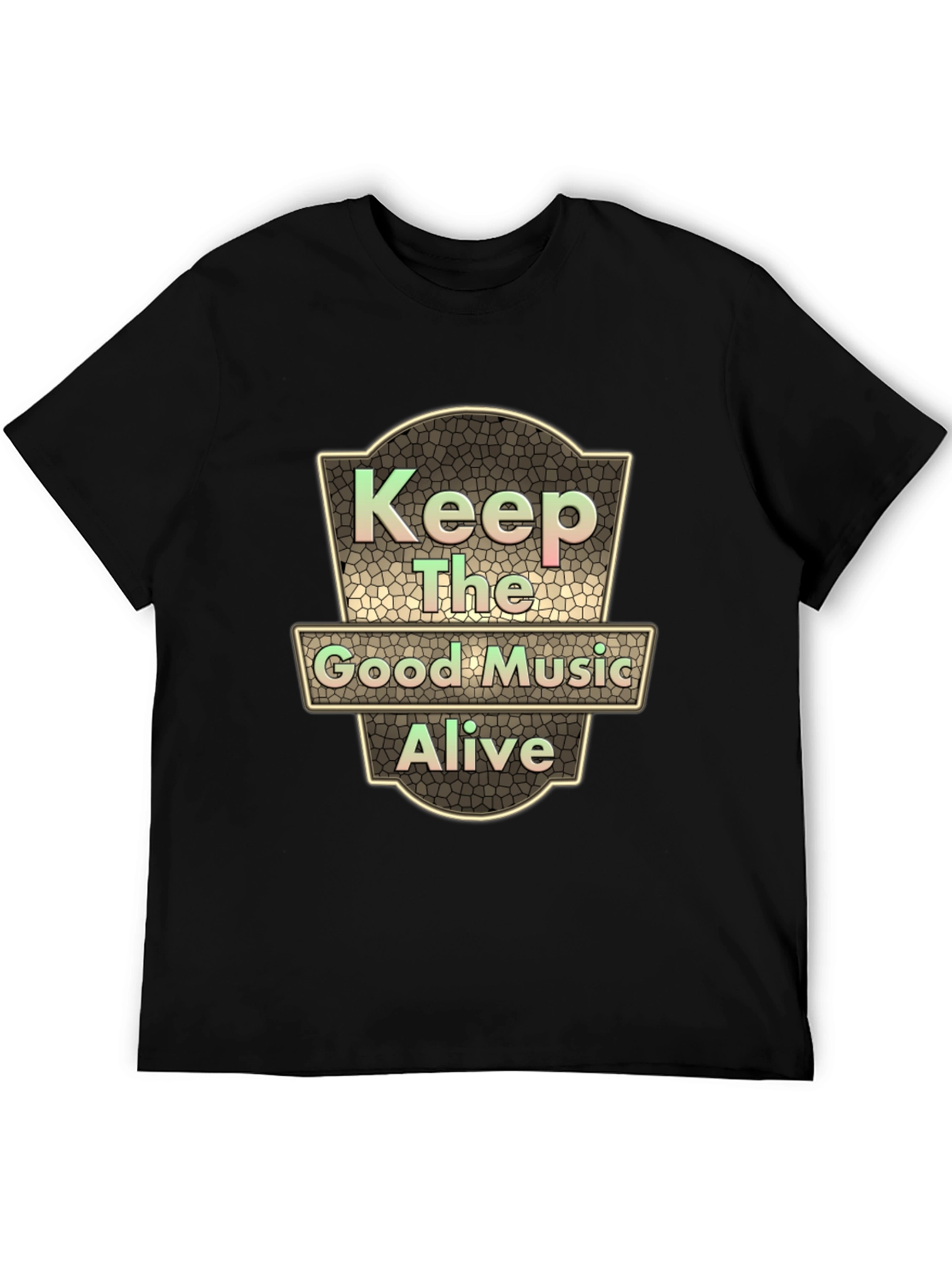 Keep The Good Music Alive Black T-Shirt