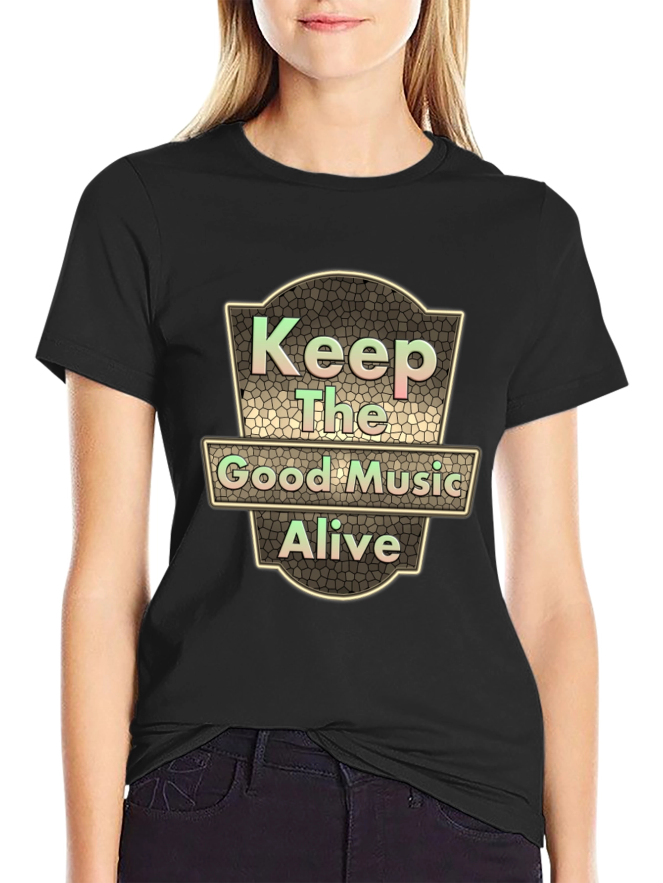 Keep The Good Music Alive Black T-Shirt