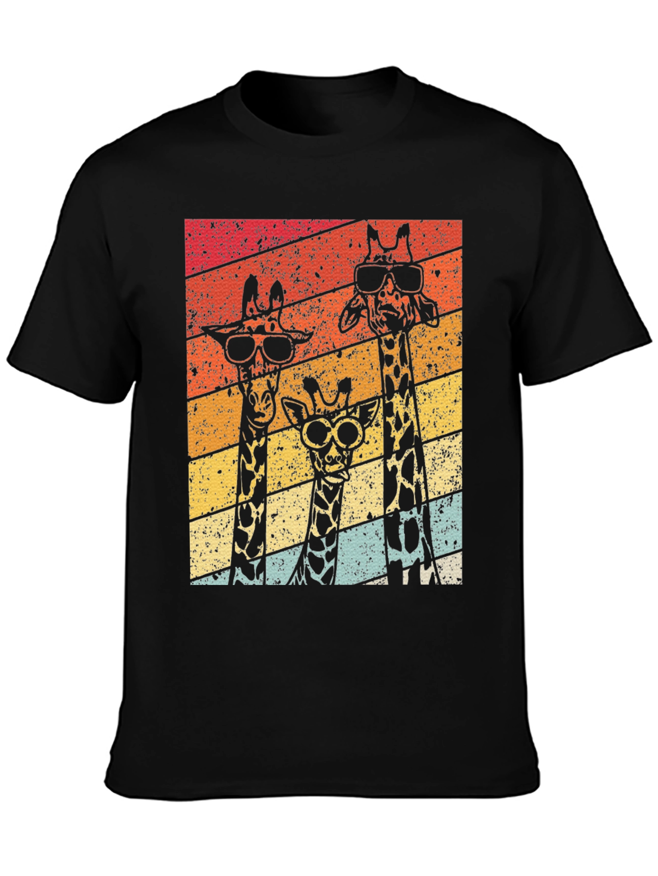 Retro Giraffe T-Shirt - Cool Animal Tee