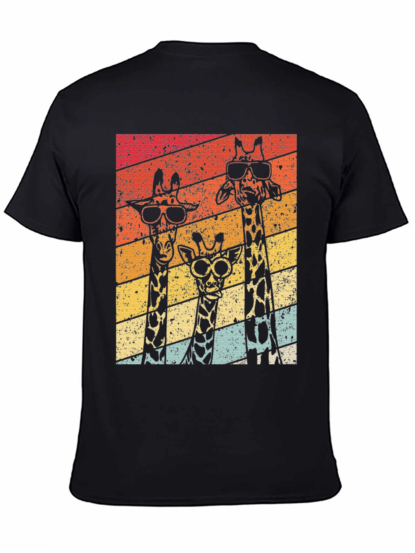 Retro Giraffe T-Shirt - Cool Animal Tee