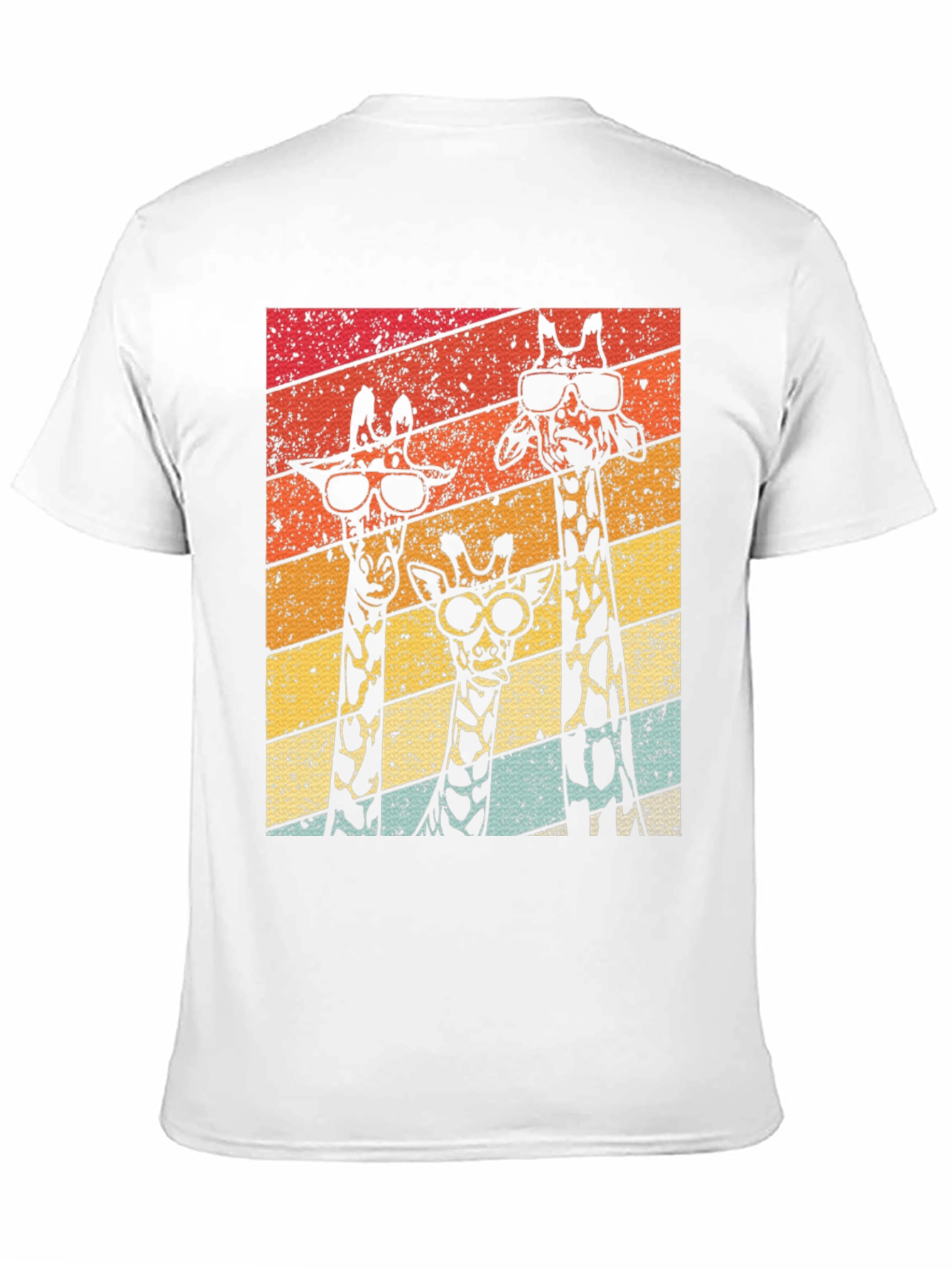 Retro Giraffe T-Shirt - Cool Animal Tee
