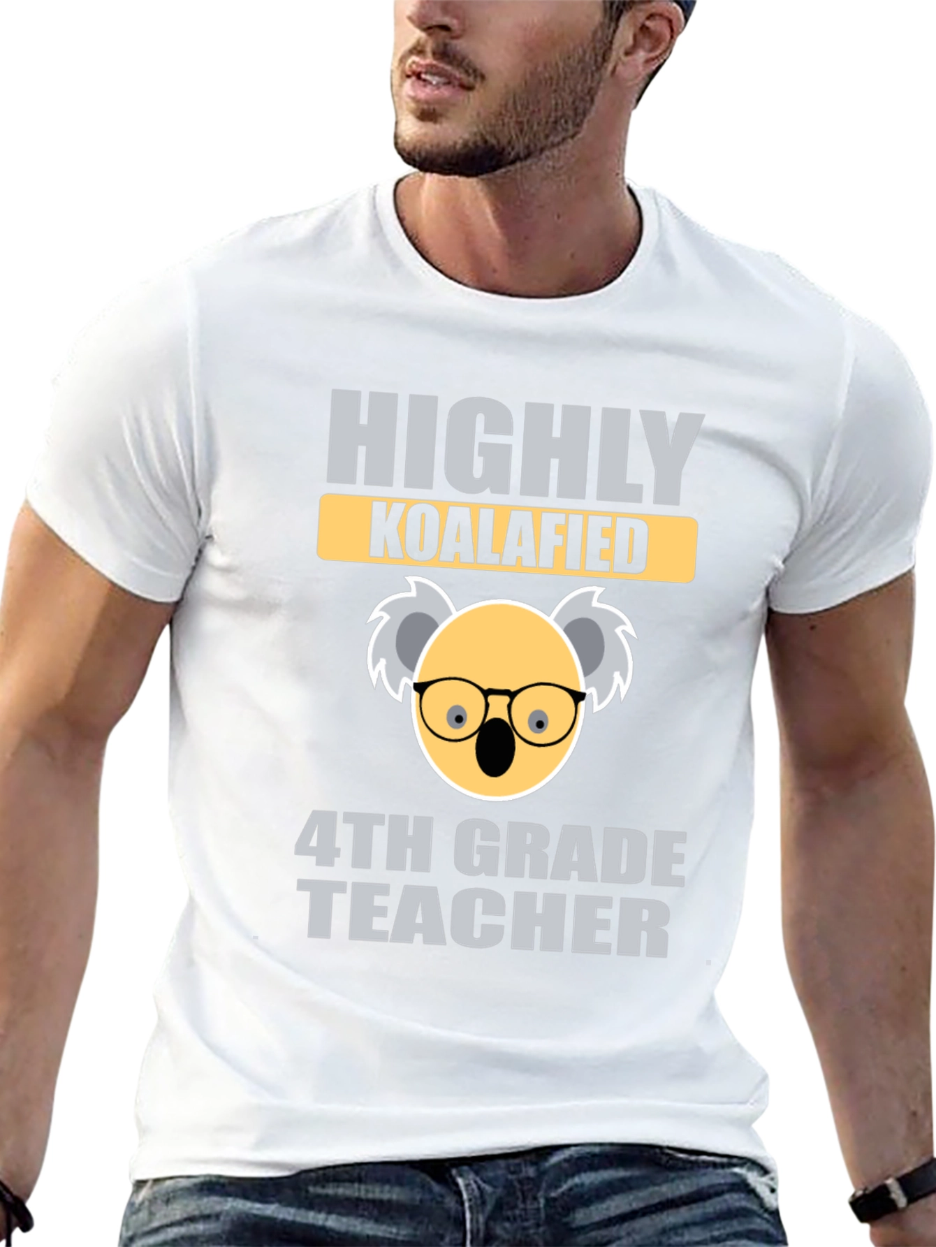 Highly Koalafied 4th Grade Teacher T-Shirt