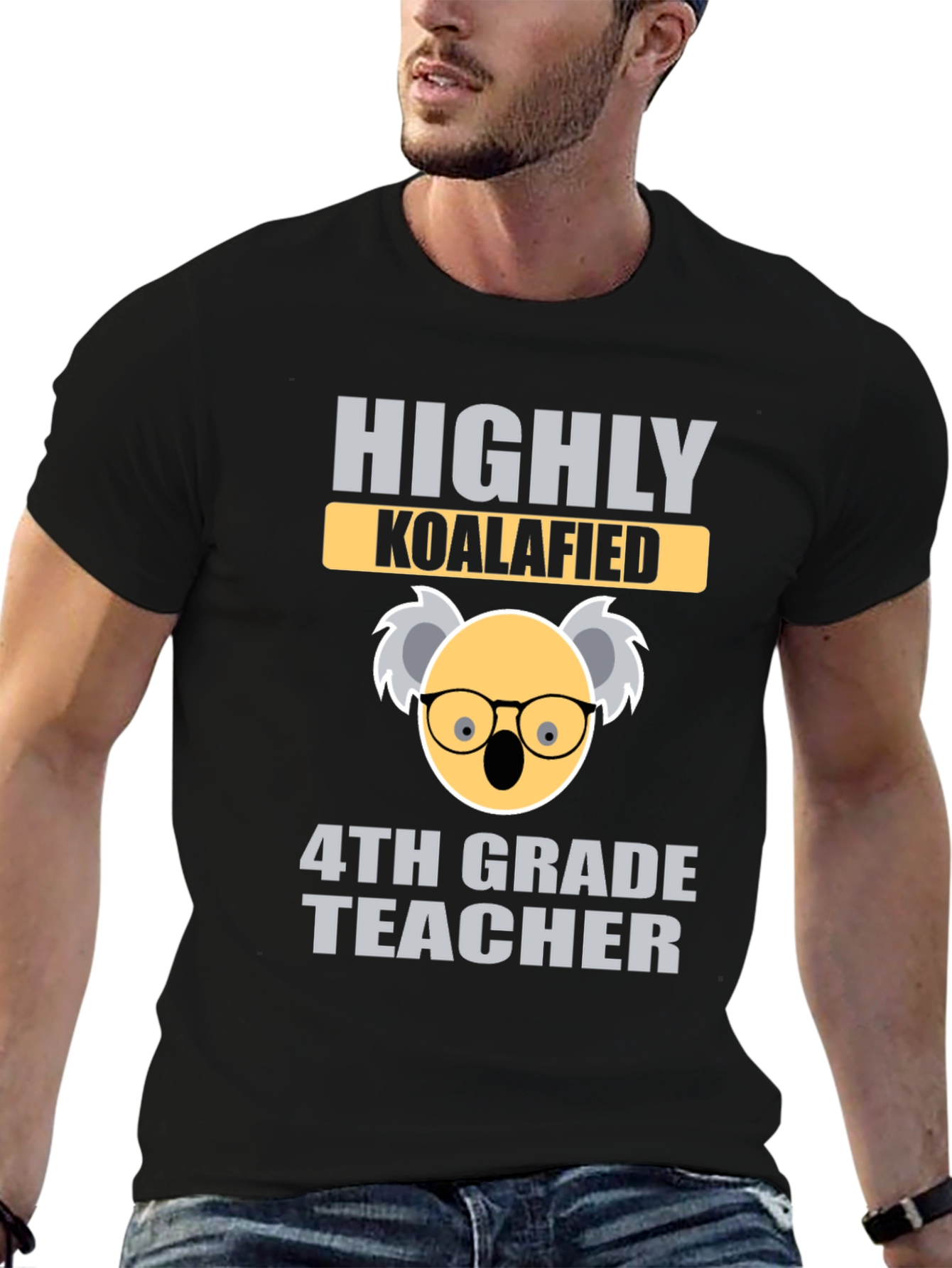 Highly Koalafied 4th Grade Teacher T-Shirt