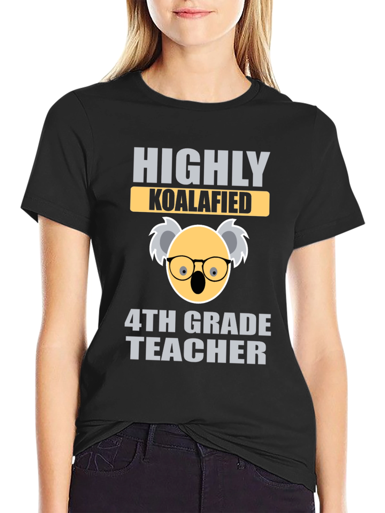 Highly Koalafied 4th Grade Teacher T-Shirt