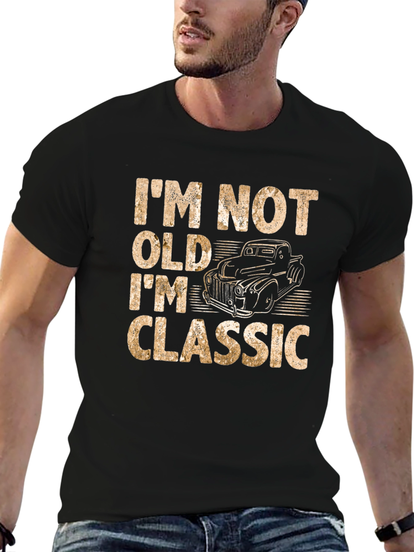Im Not Old Im Classic Mens Black T-Shirt