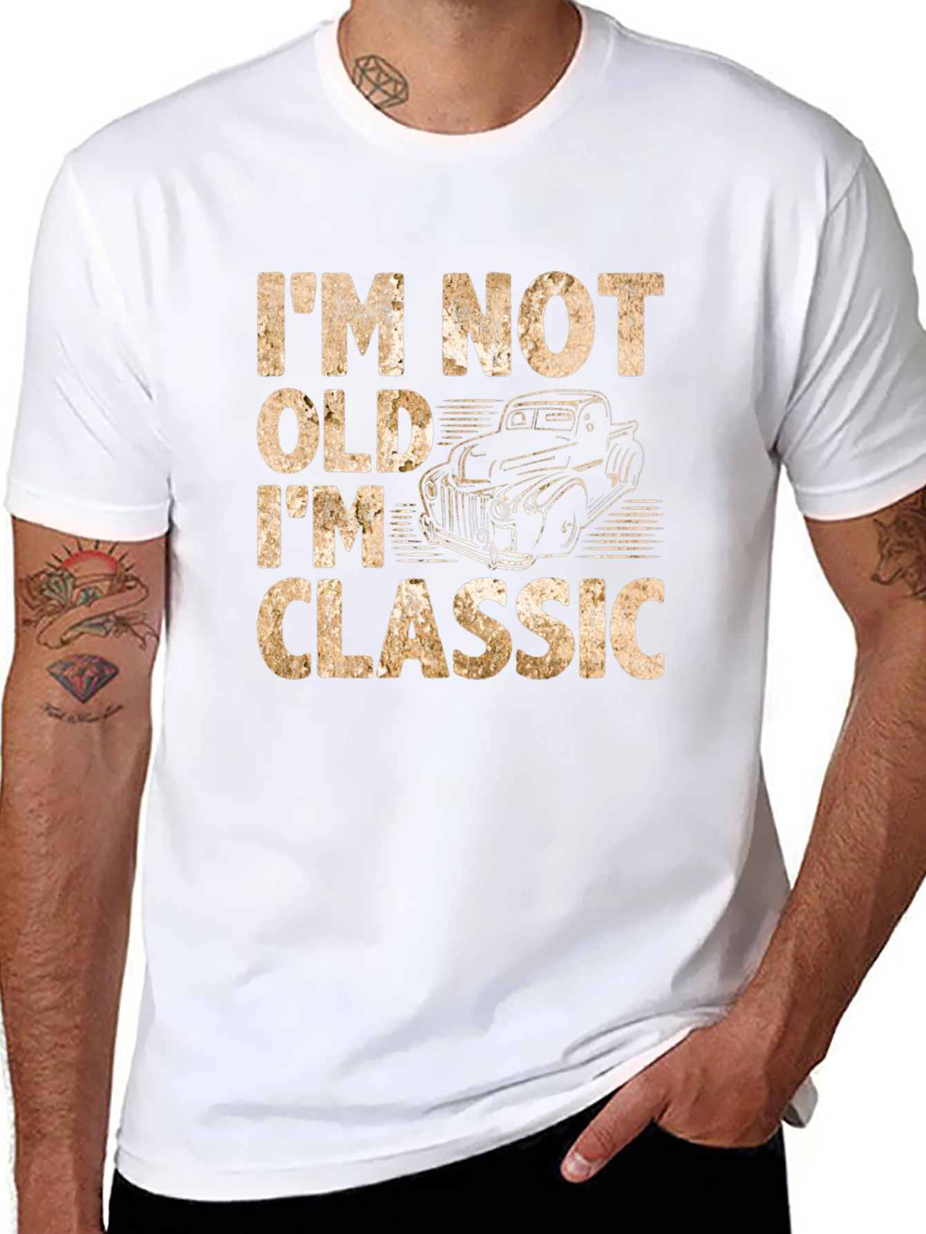 Im Not Old Im Classic Mens Black T-Shirt