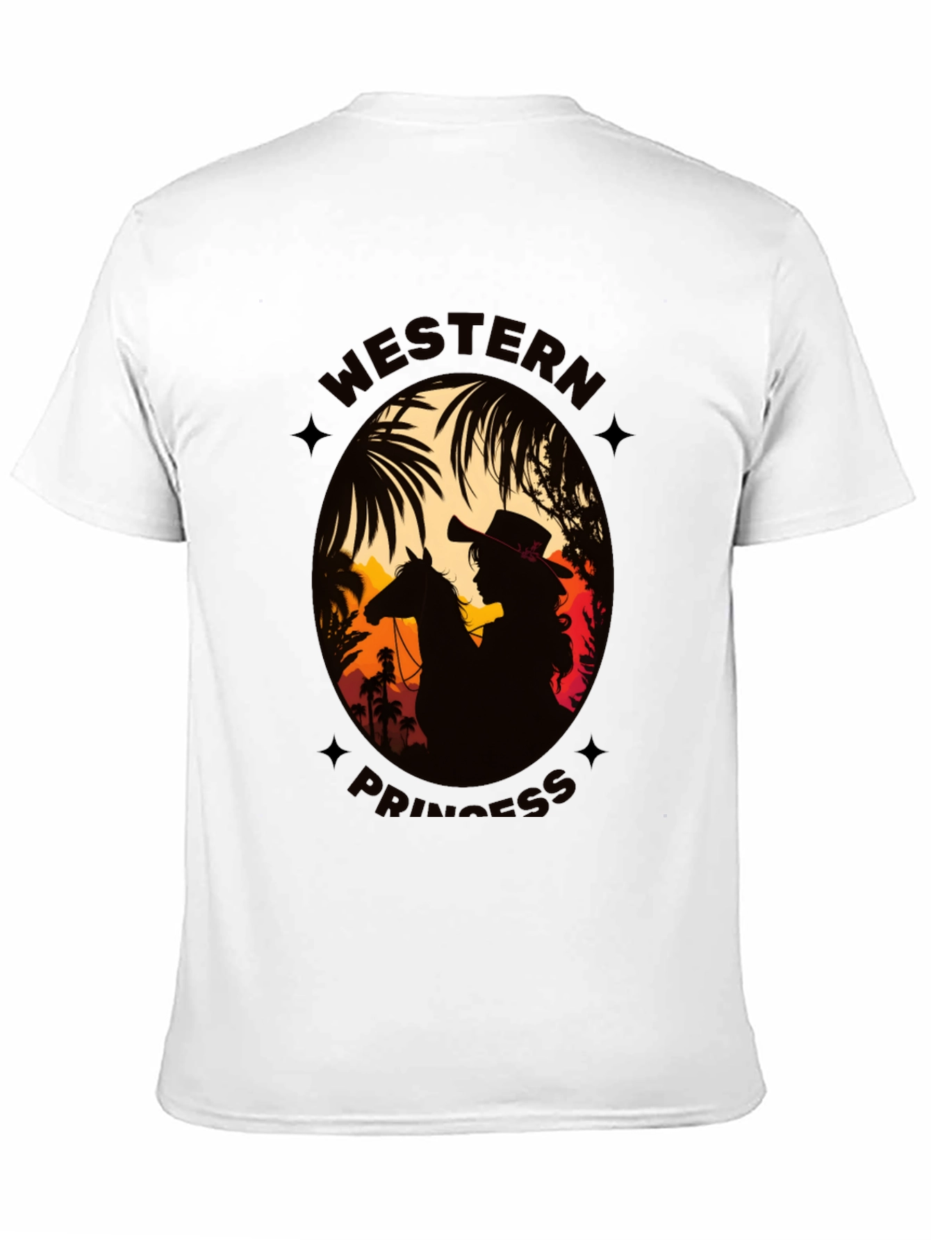 Western Princess Graphic T-Shirt - Cowboy Cowgirl Style