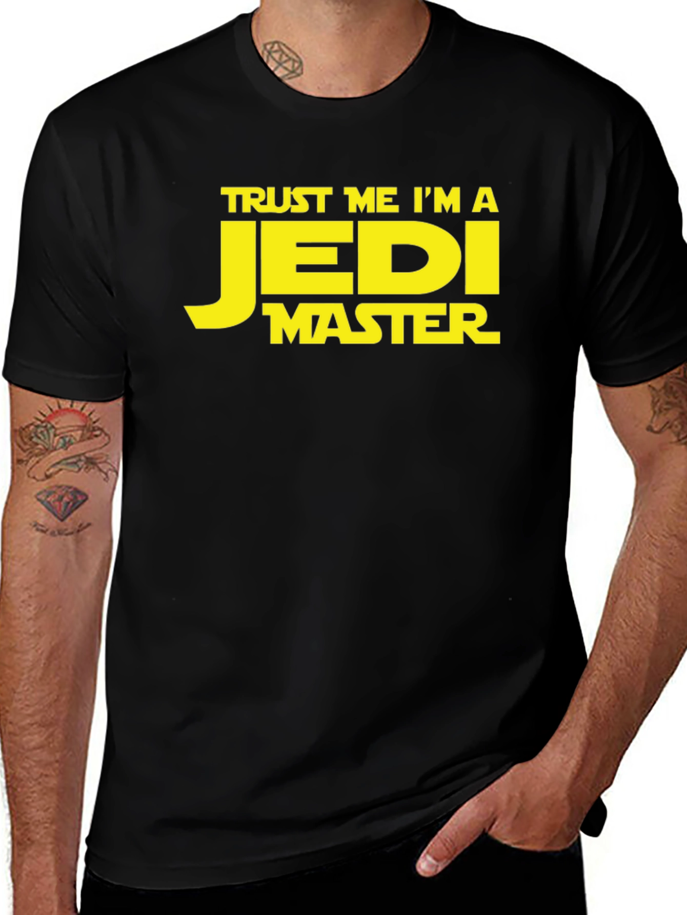 Trust Me Im A Jedi Master T-Shirt - Black