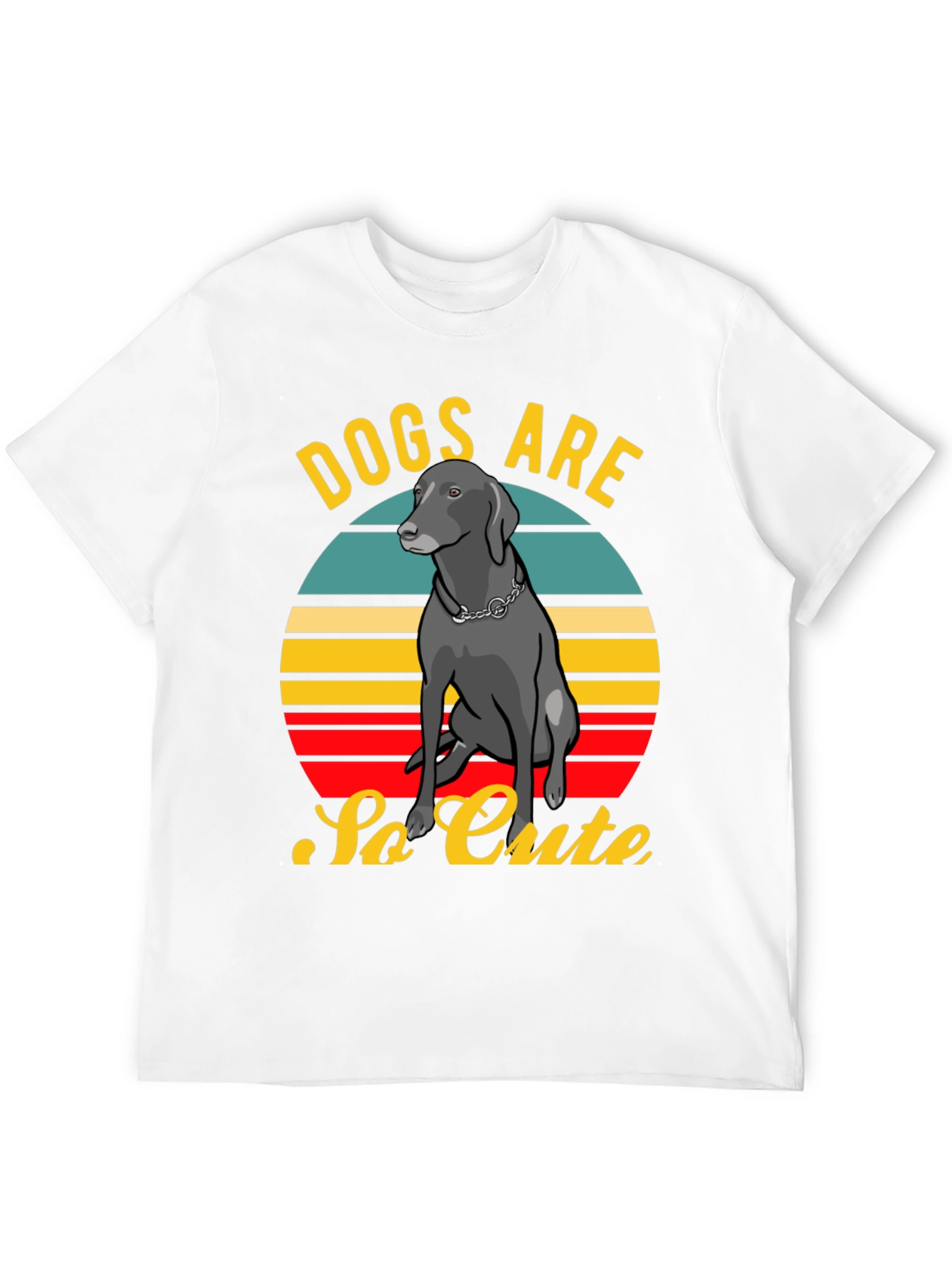 Dogs Are So Cute Retro Style T-Shirt
