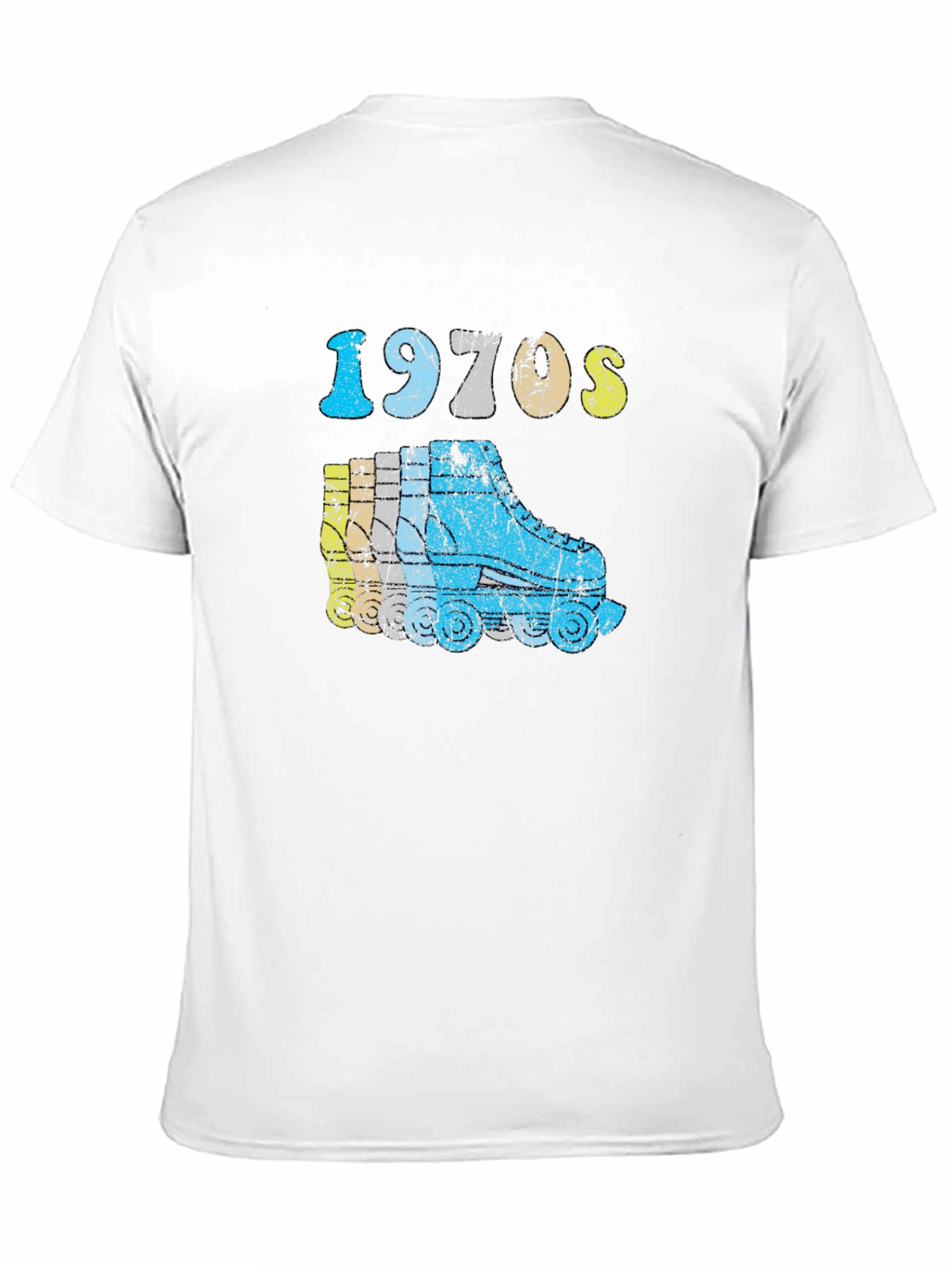 Retro 1970s Roller Skate T-Shirt