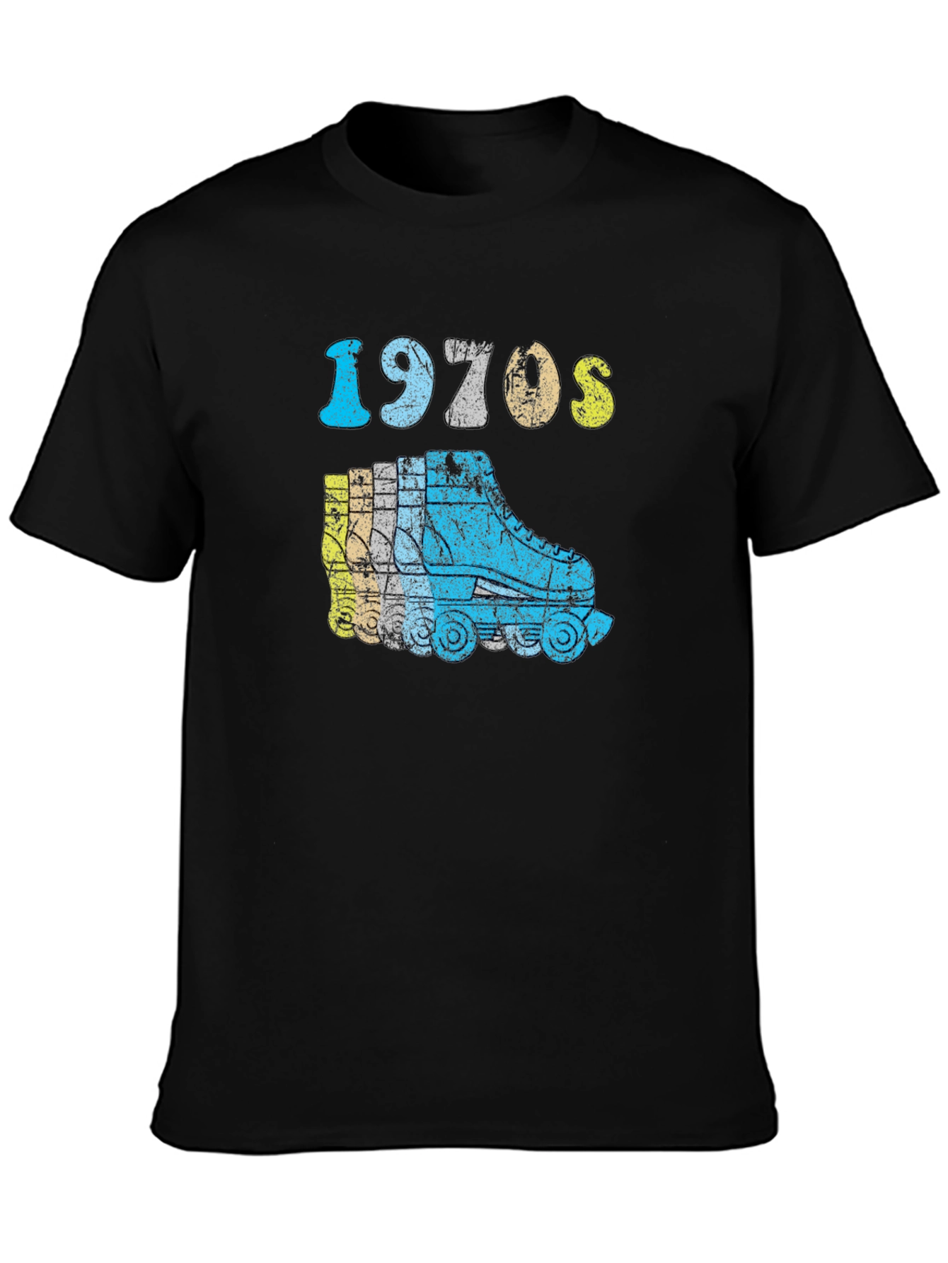 Retro 1970s Roller Skate T-Shirt