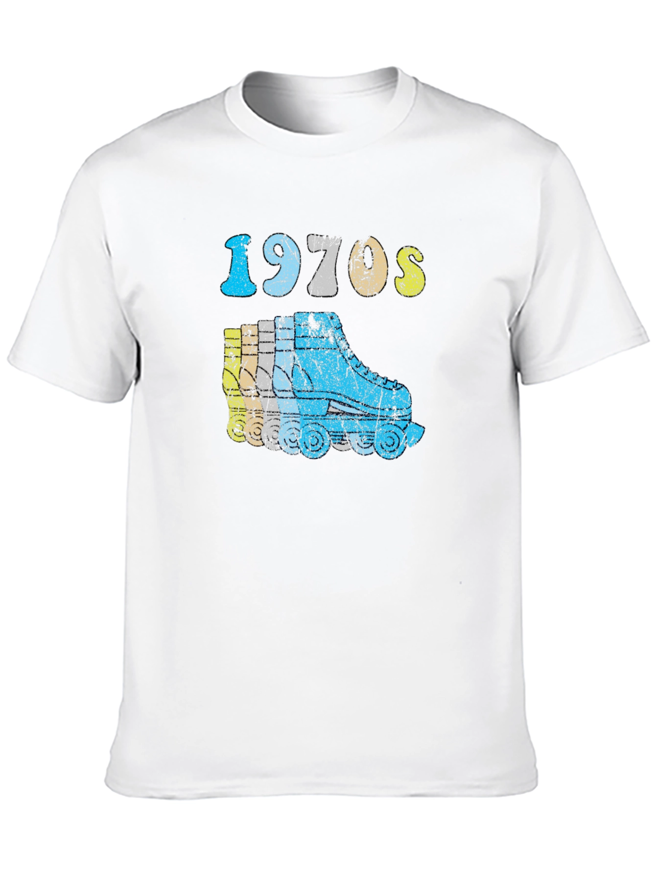 Retro 1970s Roller Skate T-Shirt