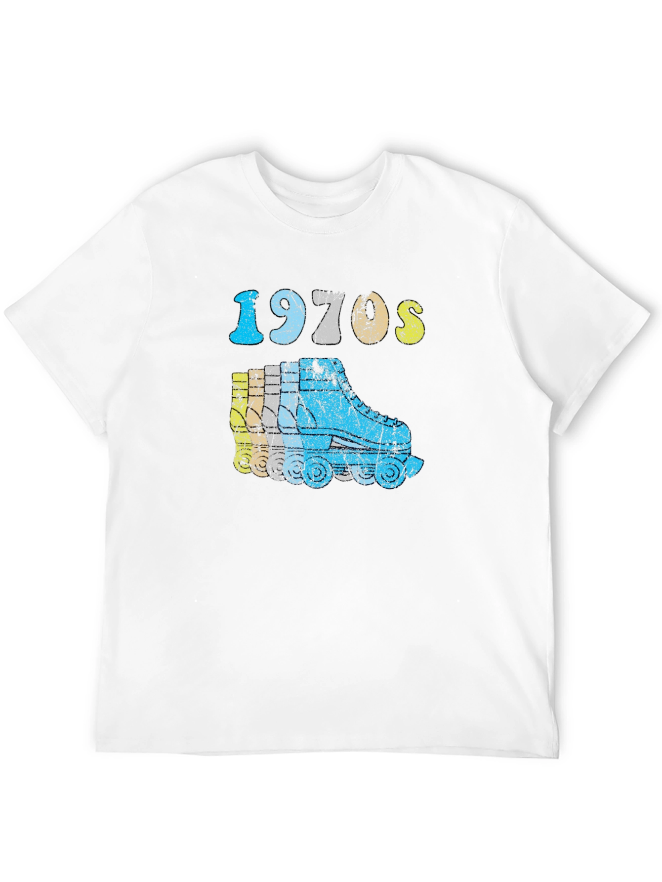 Retro 1970s Roller Skate T-Shirt