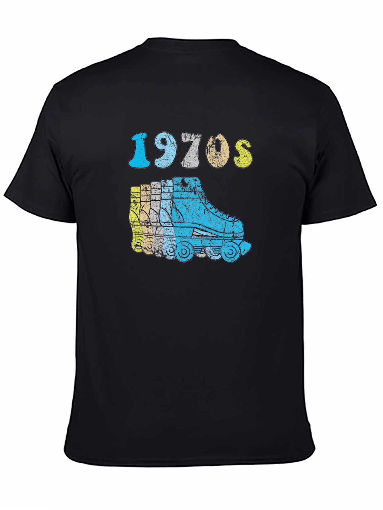 Retro 1970s Roller Skate T-Shirt