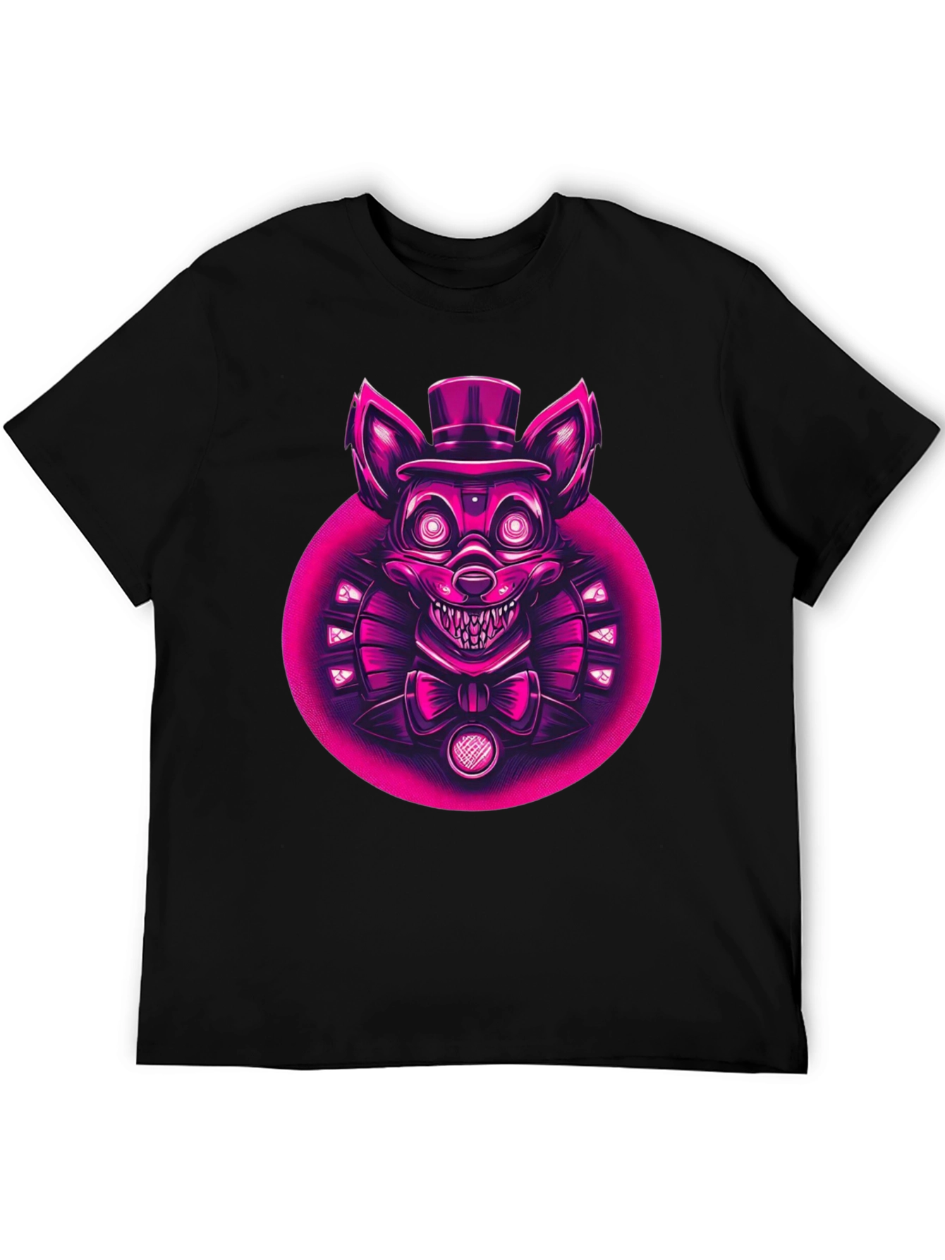 FNAF Character Graphic Tee - Black