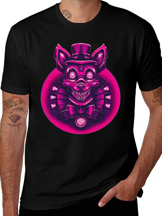 FNAF Character Graphic Tee - Black