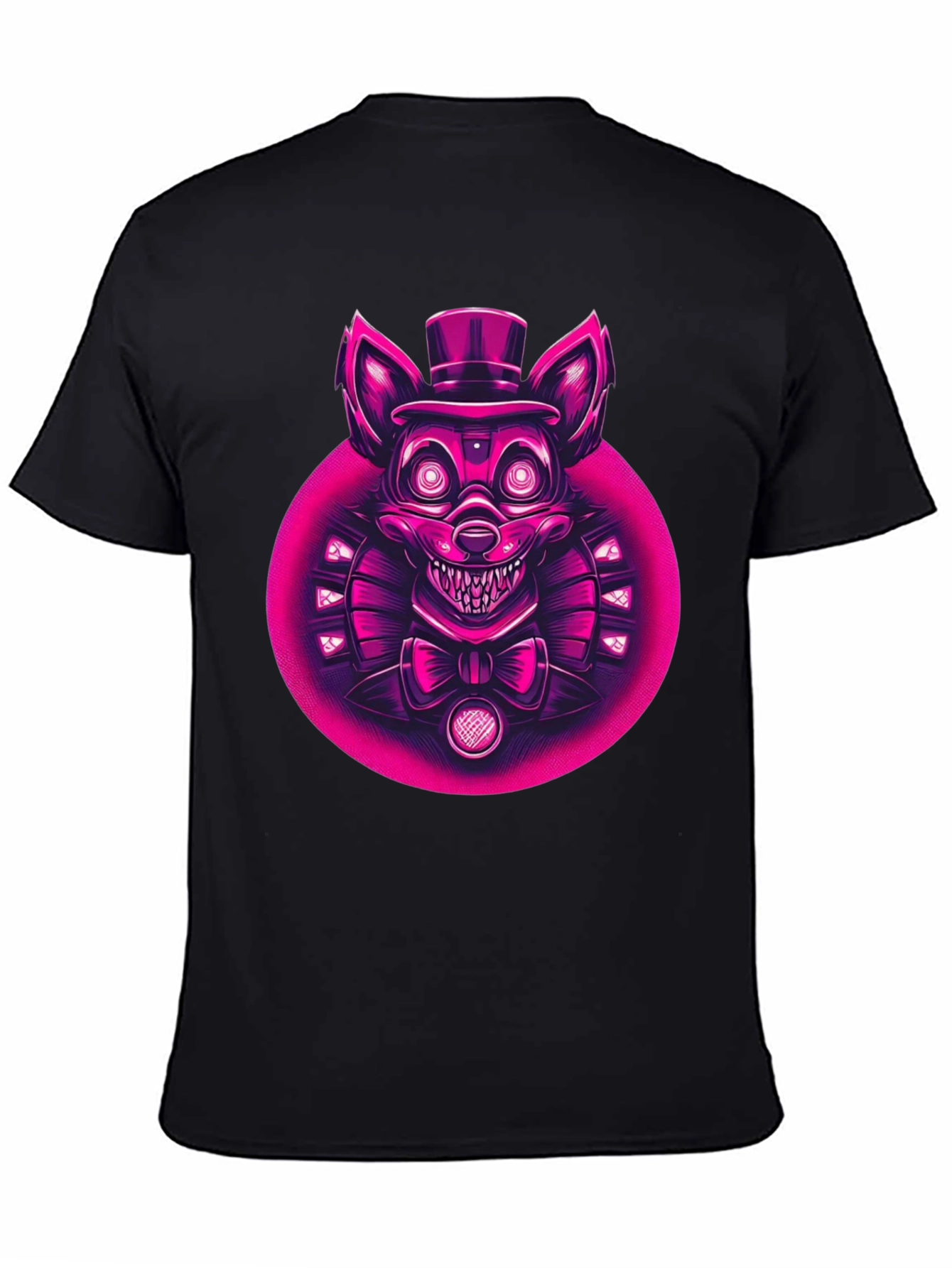 FNAF Character Graphic Tee - Black