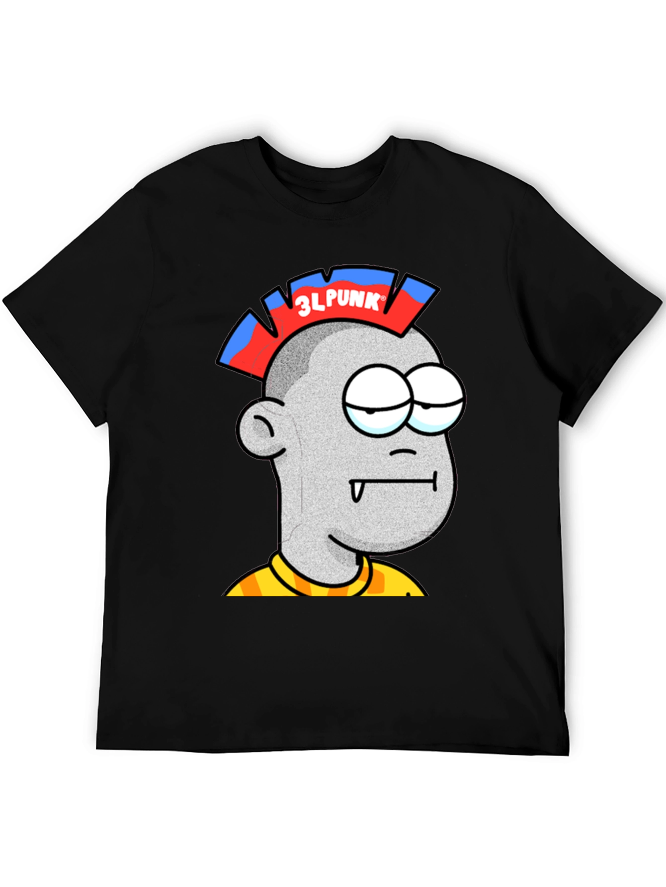 3LPUNK Cartoon Graphic T-Shirt