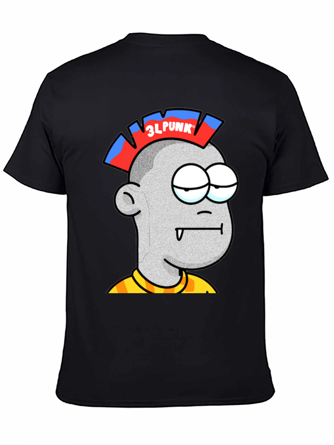 3LPUNK Cartoon Graphic T-Shirt