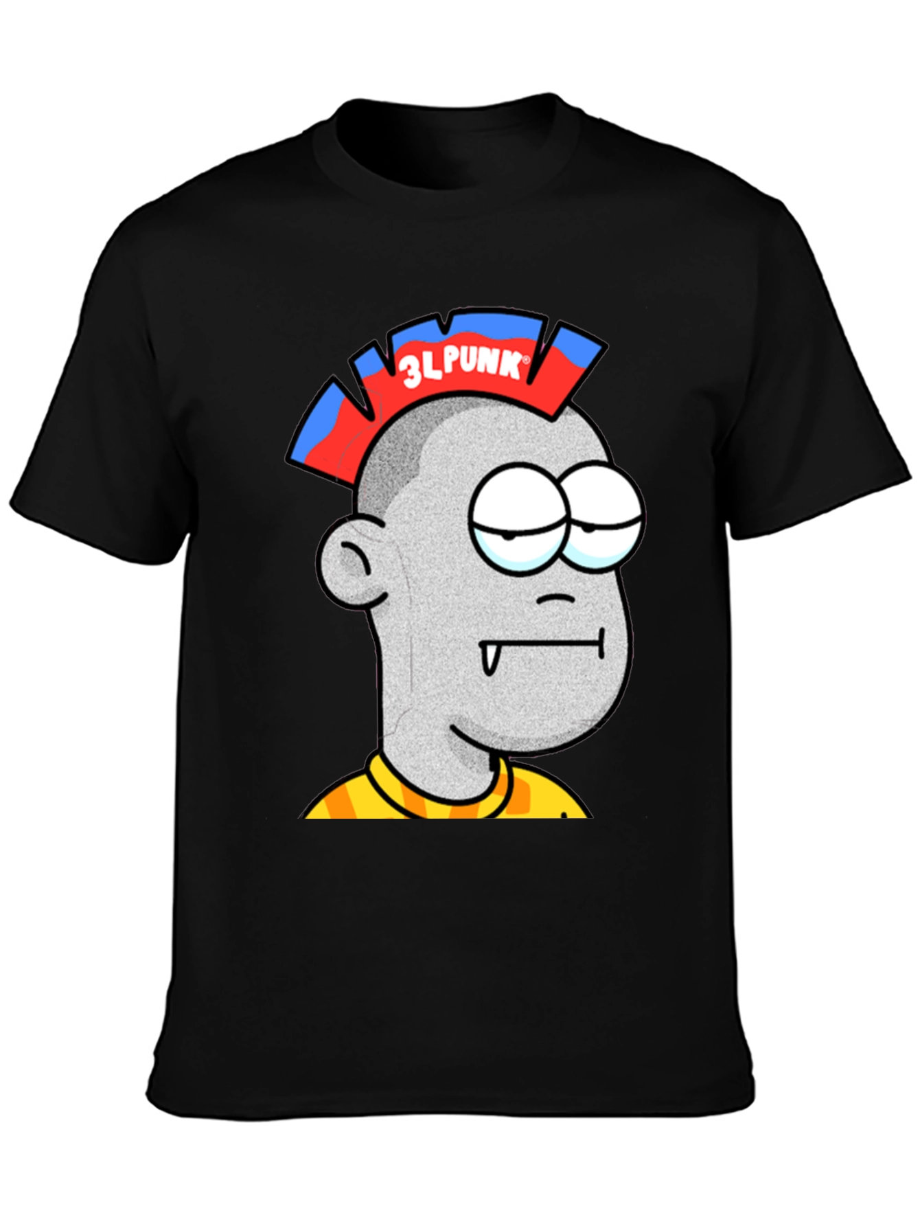 3LPUNK Cartoon Graphic T-Shirt