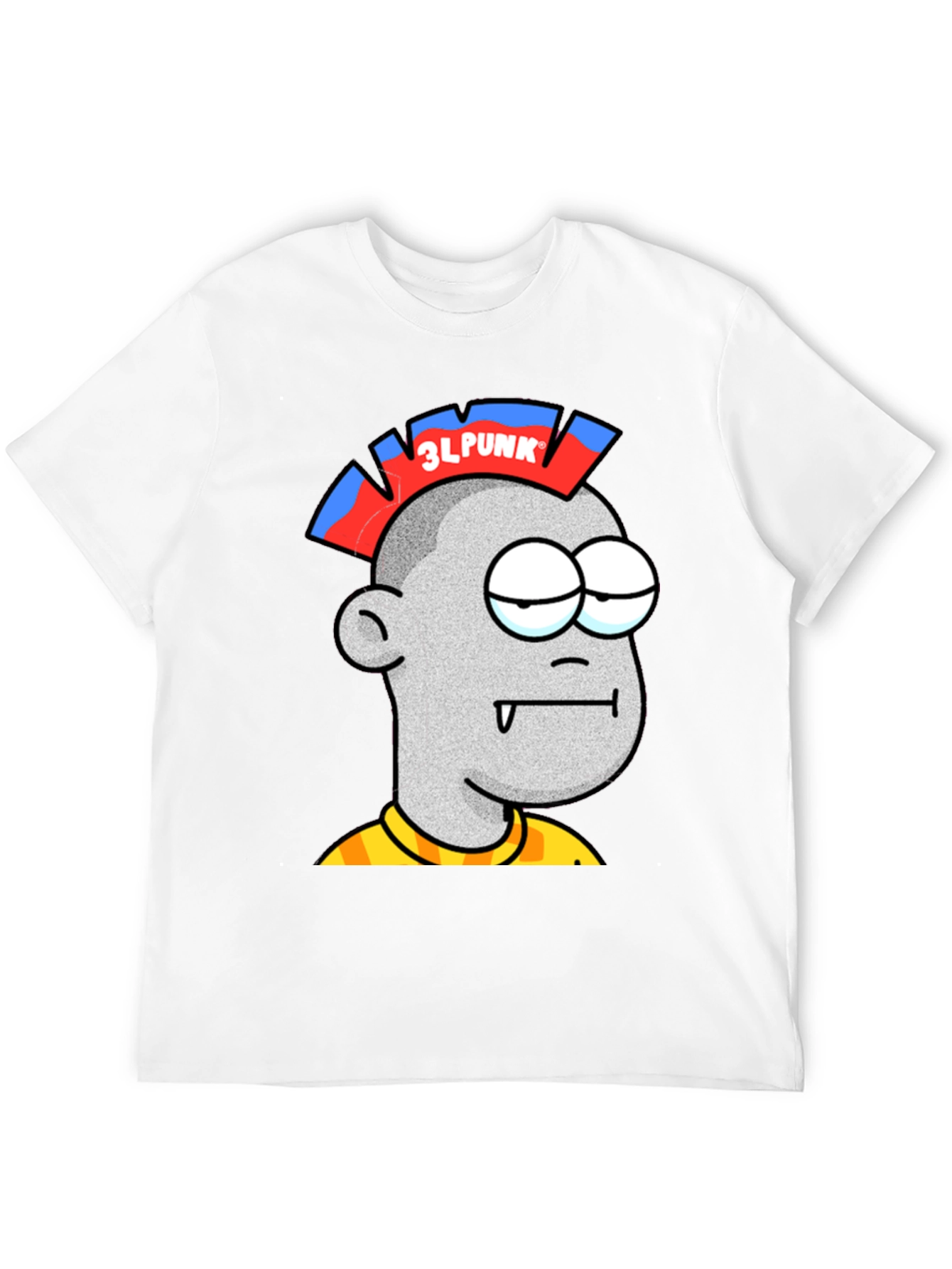 3LPUNK Cartoon Graphic T-Shirt