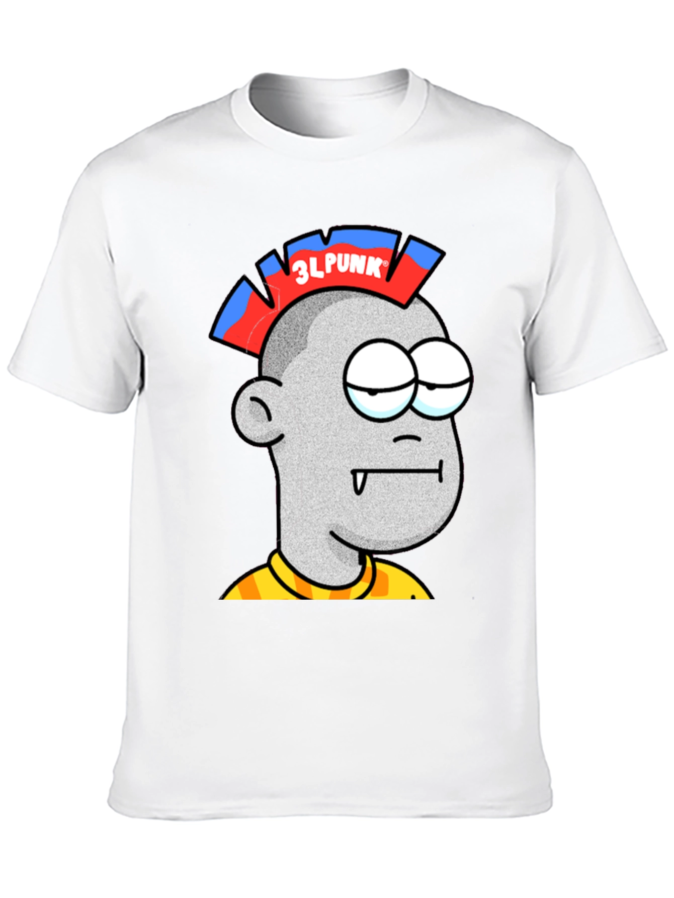 3LPUNK Cartoon Graphic T-Shirt
