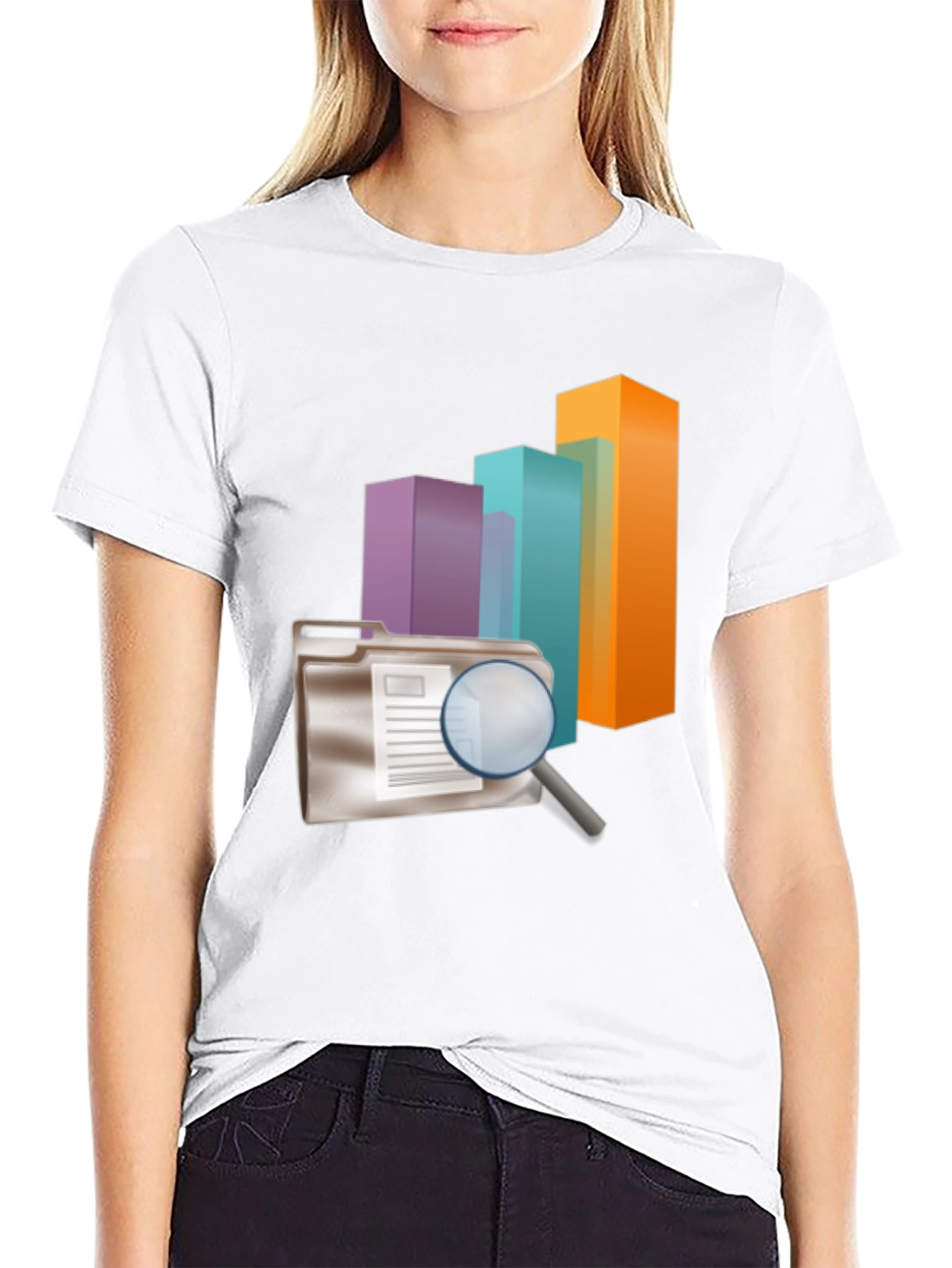 Data Analysis T-Shirt - Black Cotton Blend