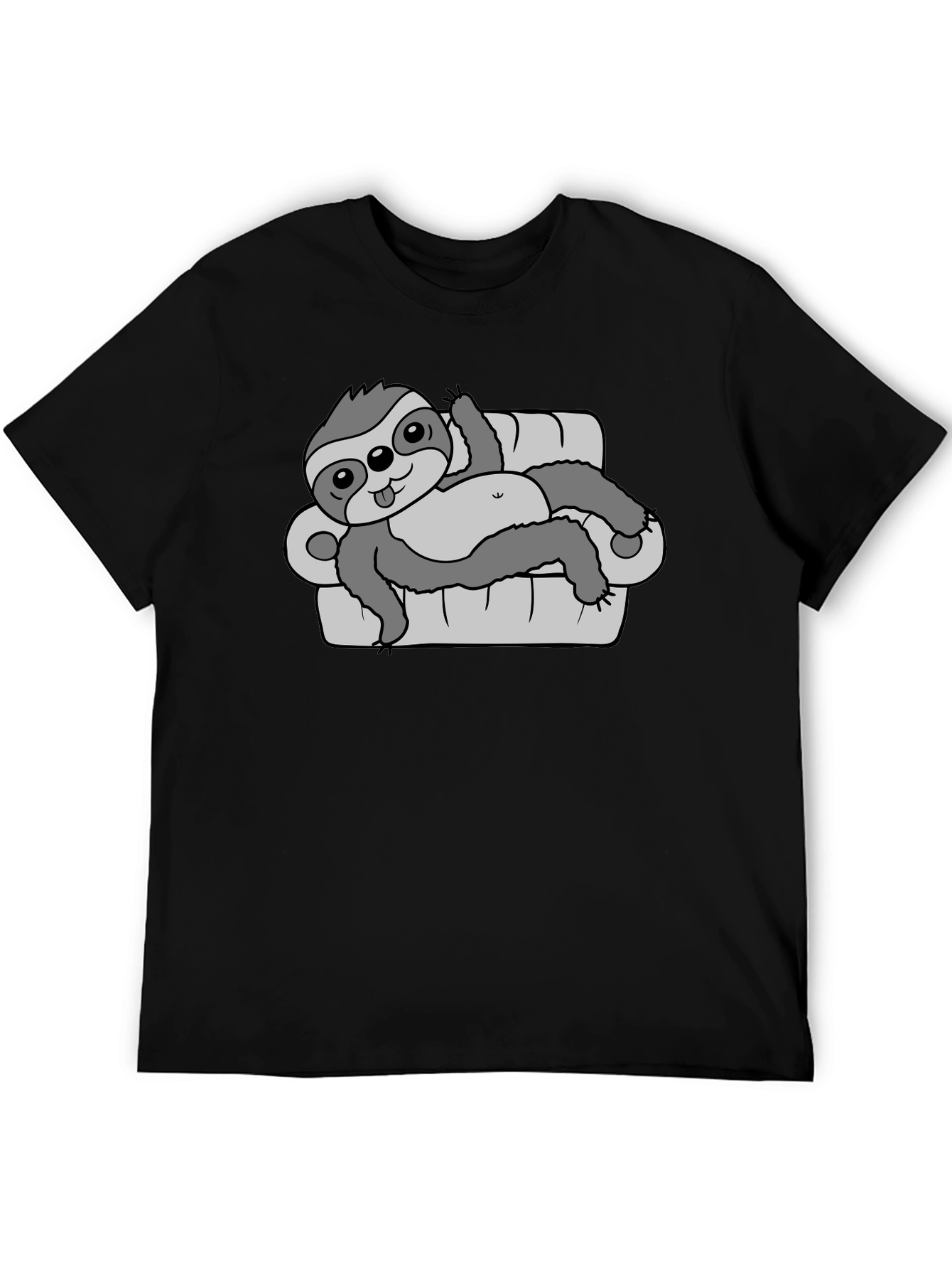 Lazy Sloth Couch Potato T-Shirt - Relaxed Fit