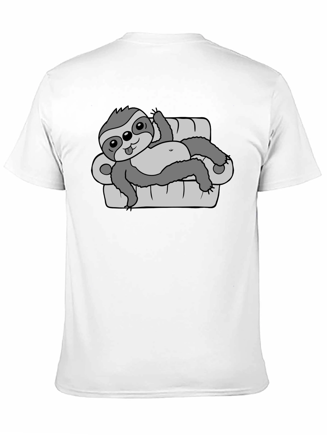 Lazy Sloth Couch Potato T-Shirt - Relaxed Fit