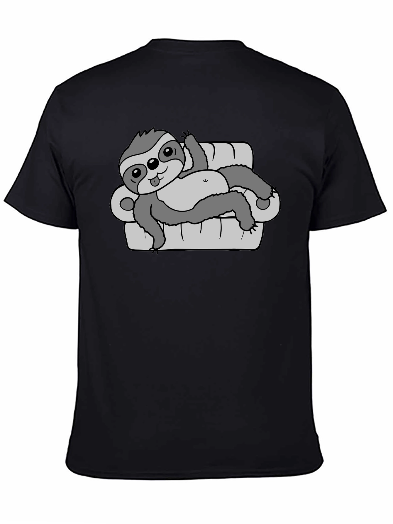 Lazy Sloth Couch Potato T-Shirt - Relaxed Fit