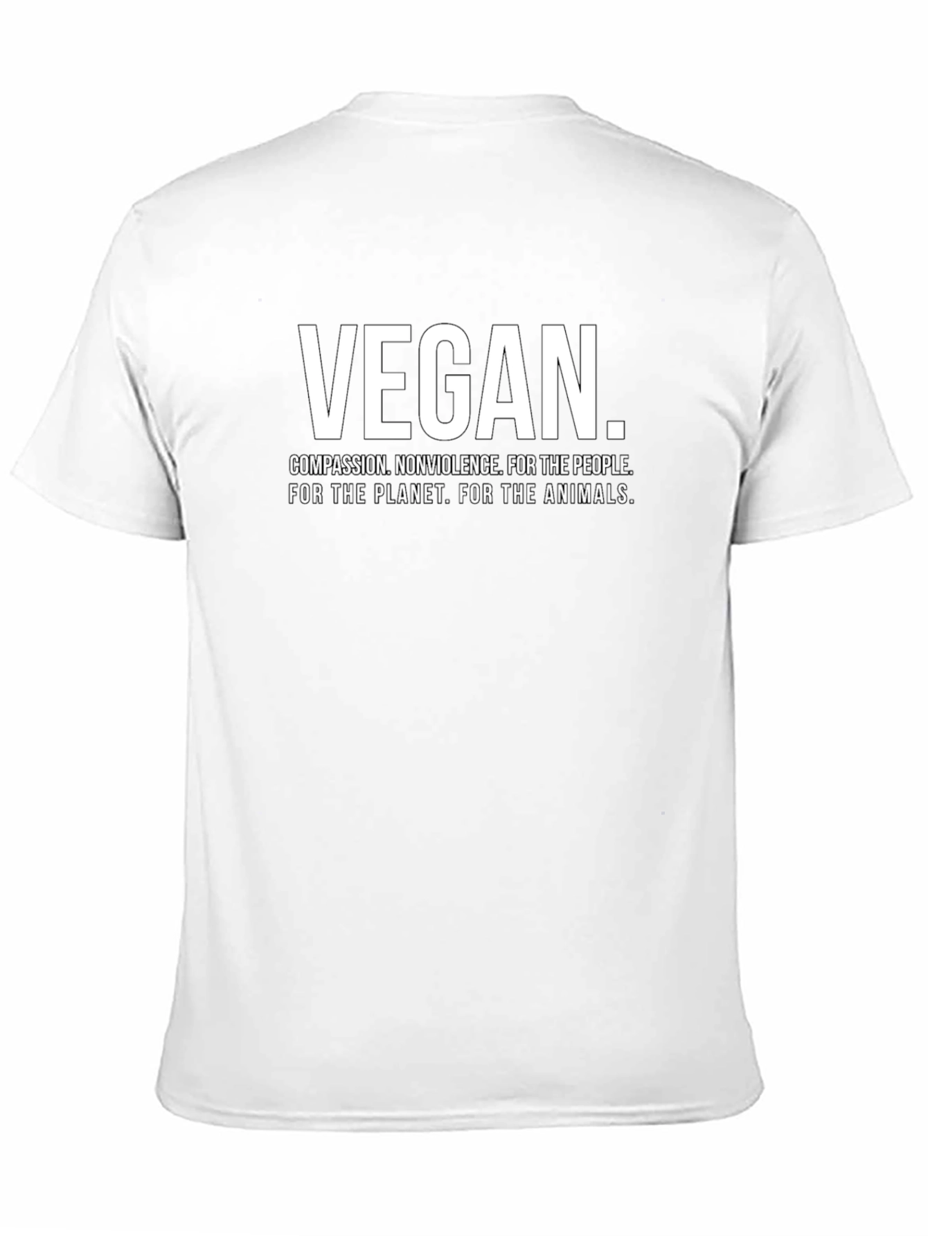 Vegan T-Shirt - Compassion Nonviolence