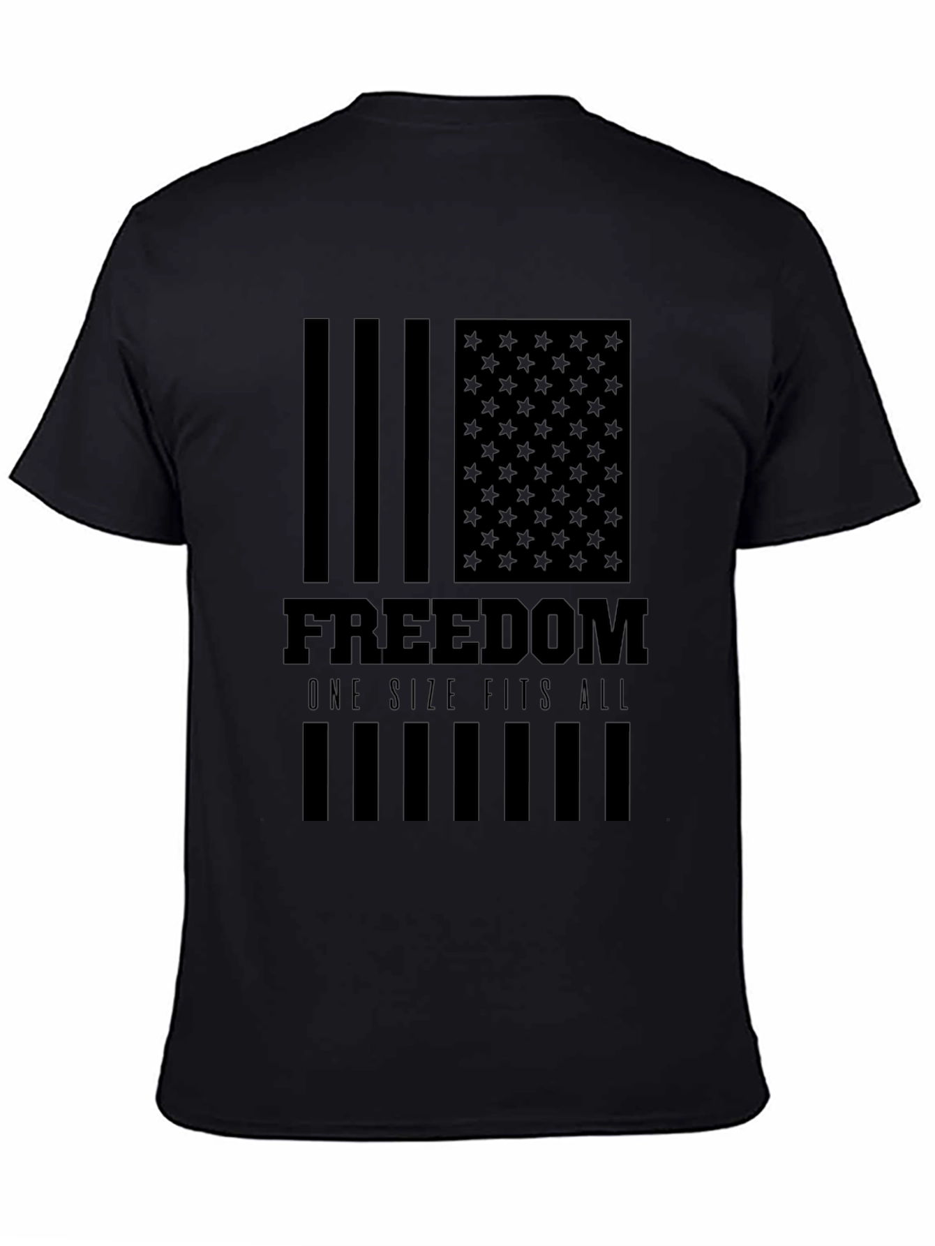 Freedom American Flag Graphic T-Shirt