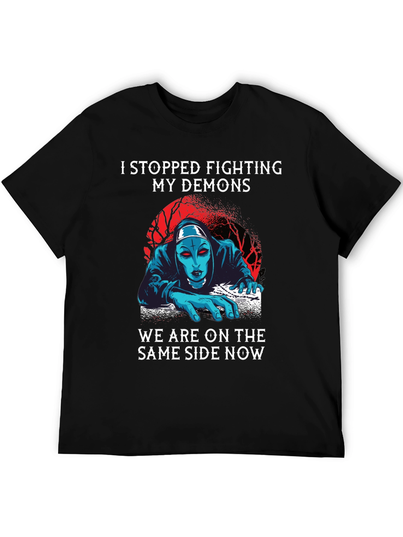 I Stopped Fighting My Demons Graphic Tee