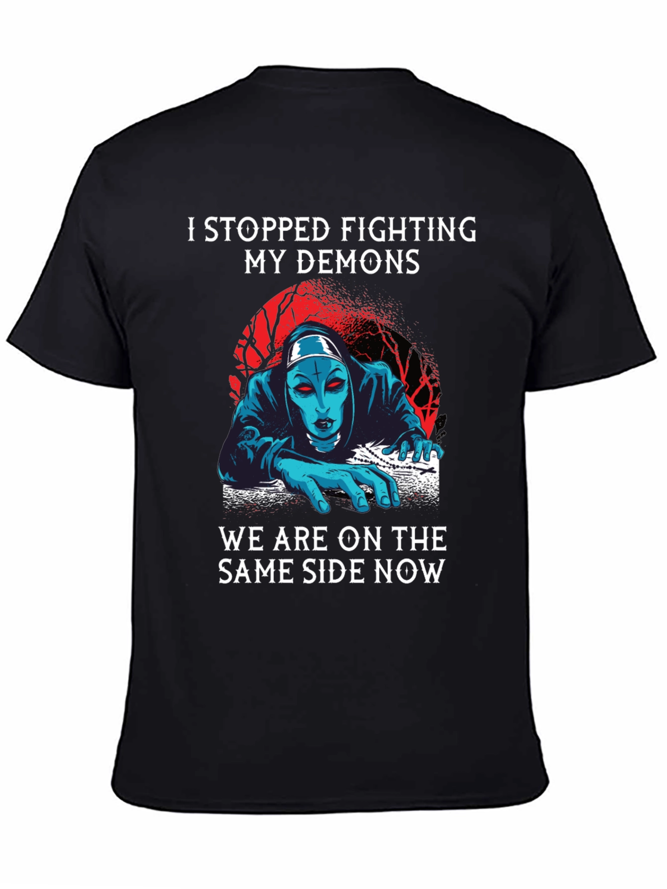 I Stopped Fighting My Demons Graphic Tee