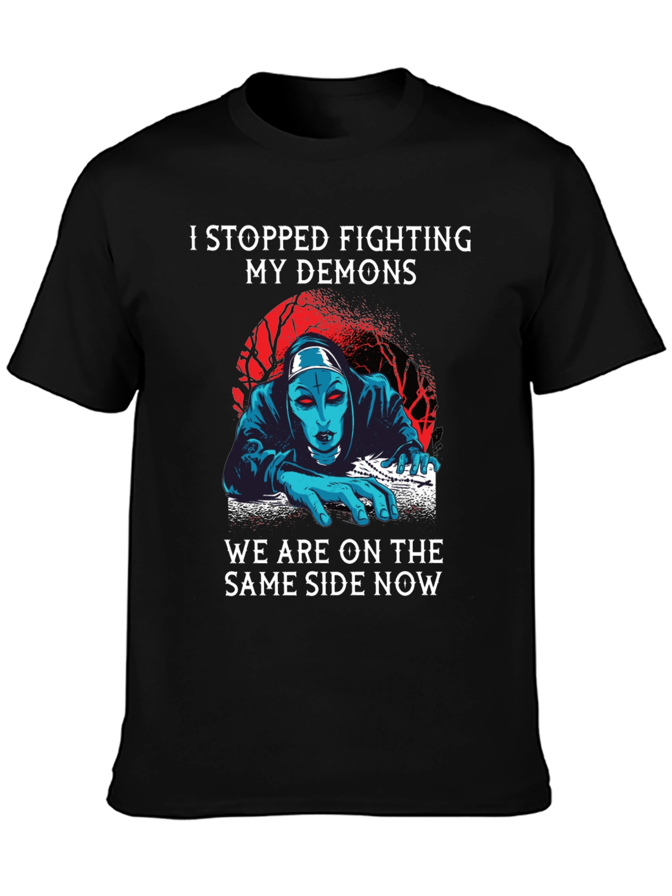 I Stopped Fighting My Demons Graphic Tee