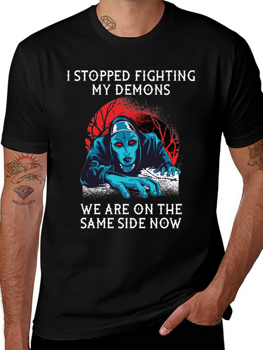 I Stopped Fighting My Demons Graphic Tee