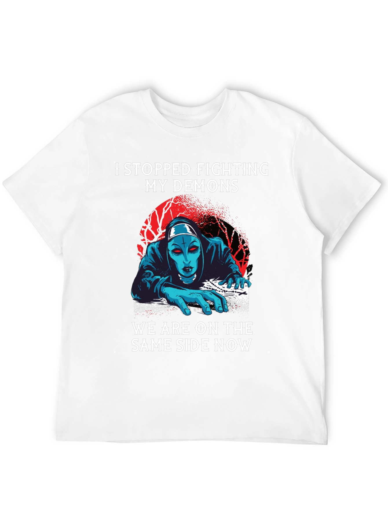 I Stopped Fighting My Demons Graphic Tee