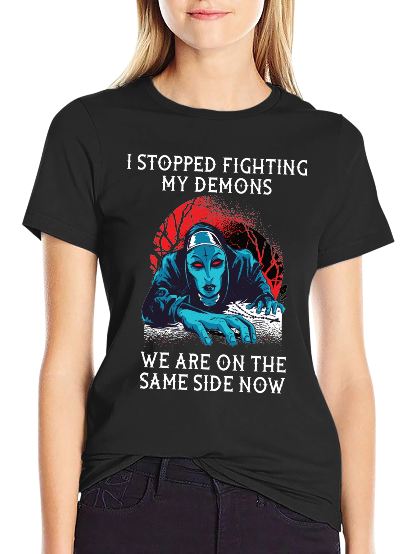 I Stopped Fighting My Demons Graphic Tee