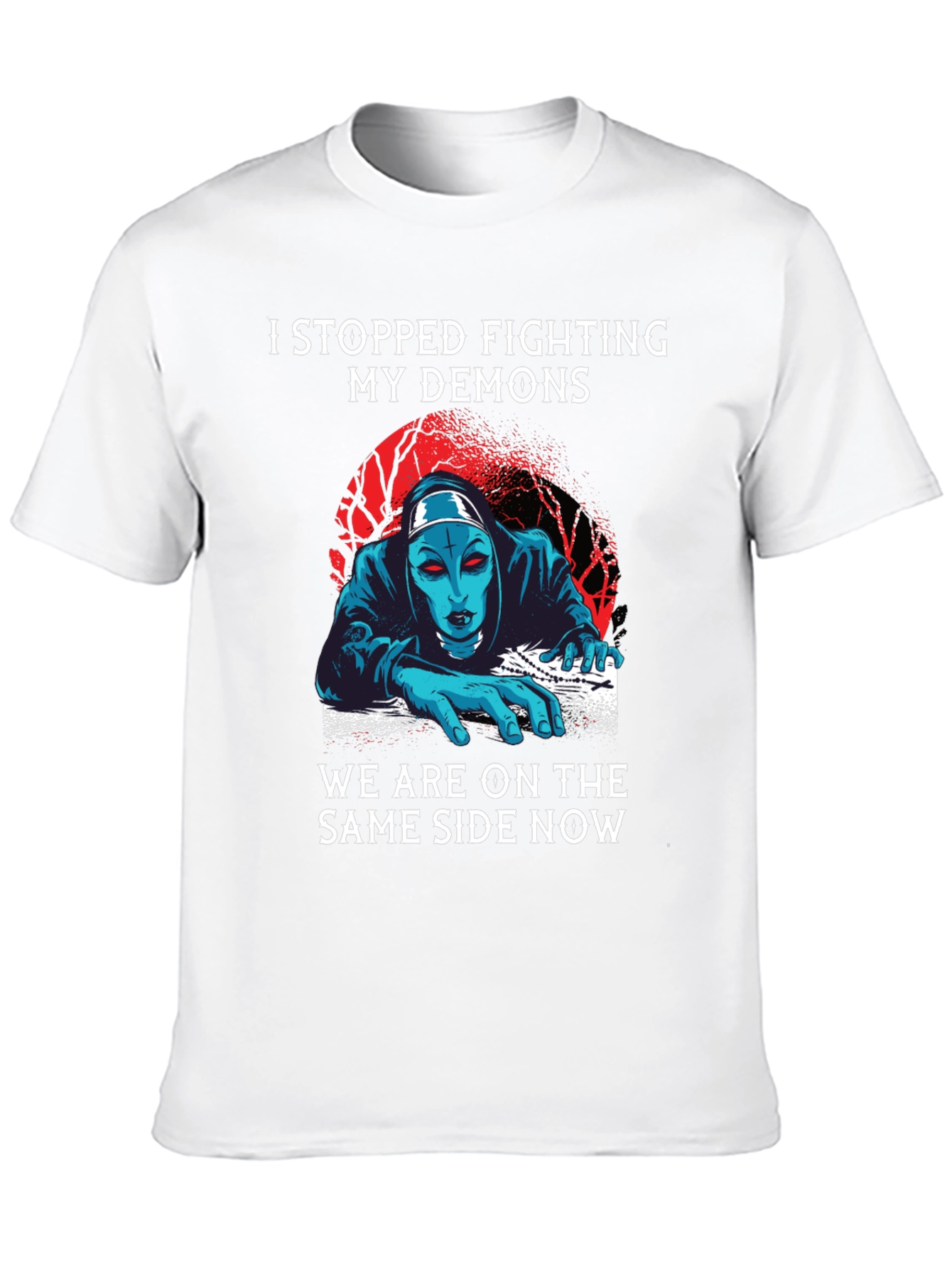 I Stopped Fighting My Demons Graphic Tee