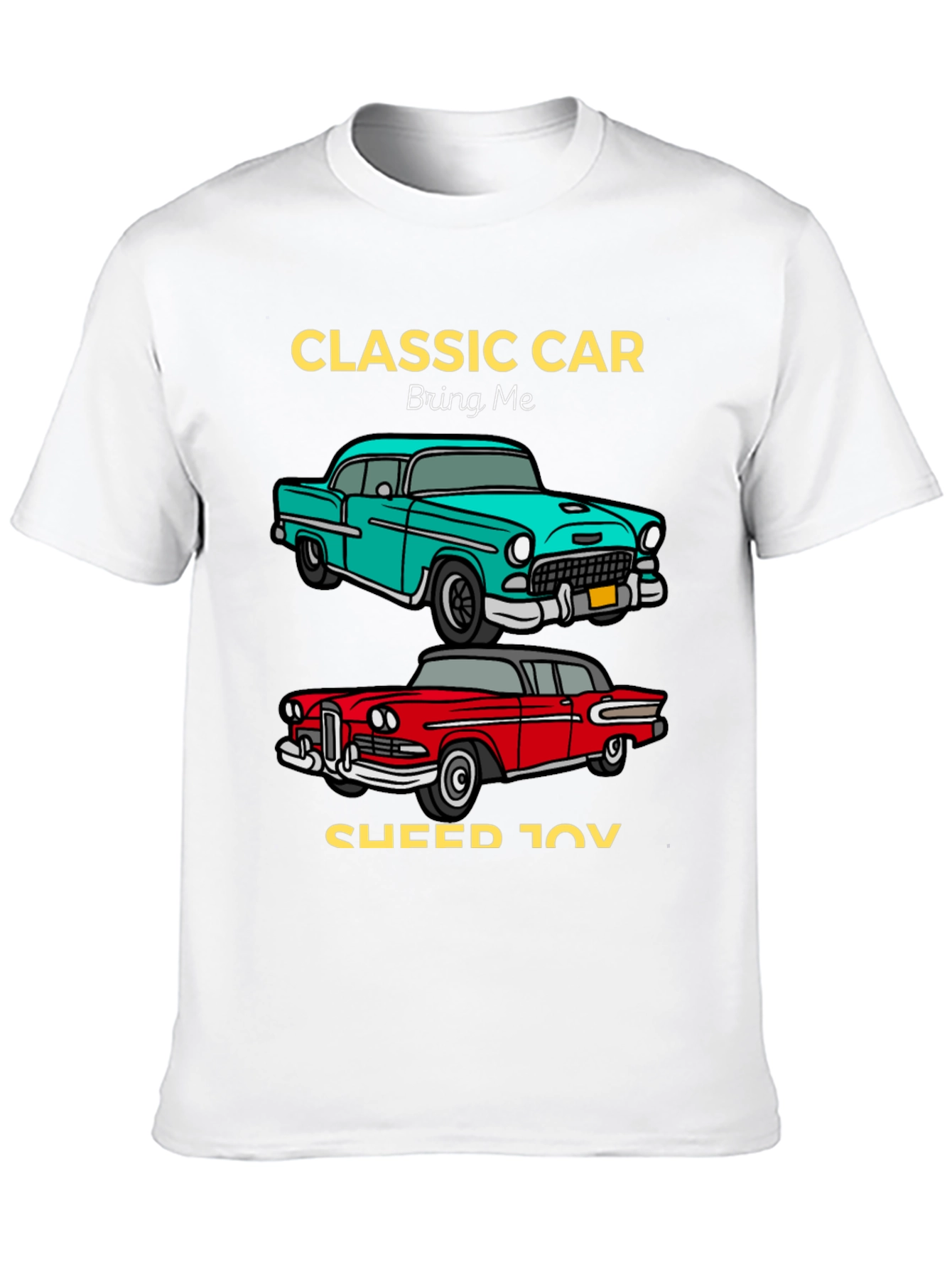 Classic Car Graphic Tee - Retro Automotive Design